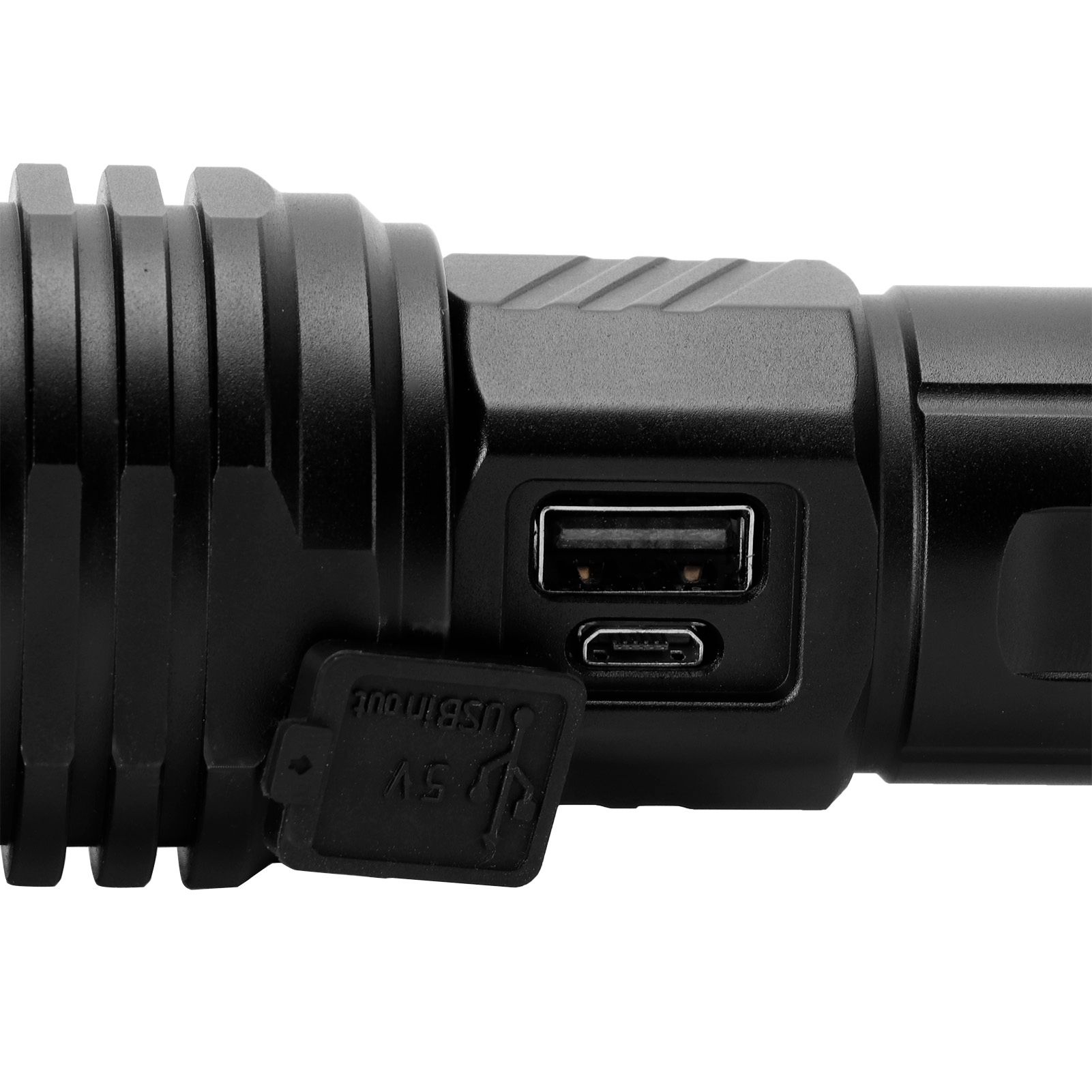 P99 Retractable Zoom Flashlight Aluminum Alloy USB Charging Flashlight for Outdoor view 11