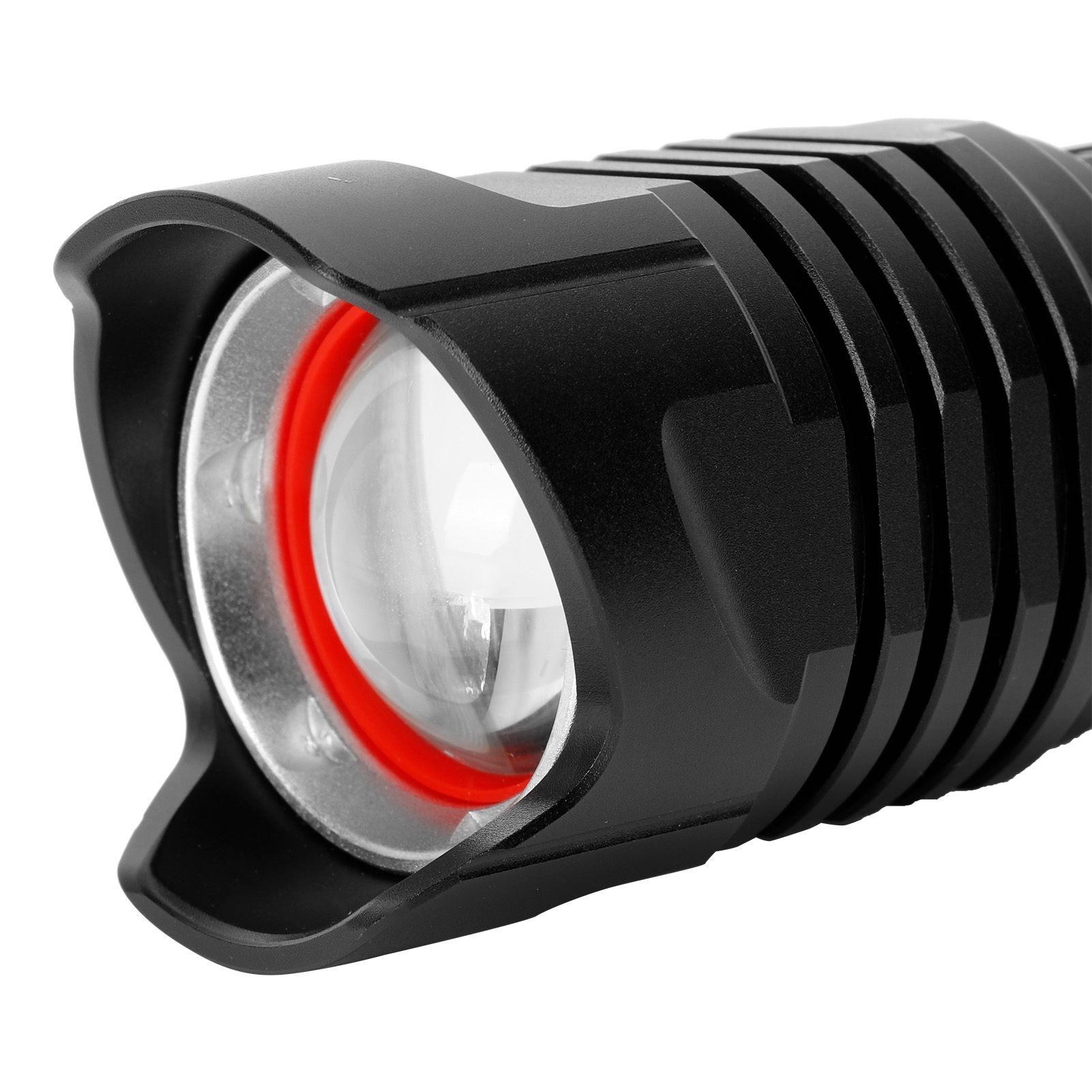 P99 Retractable Zoom Flashlight Aluminum Alloy USB Charging Flashlight for Outdoor view 12