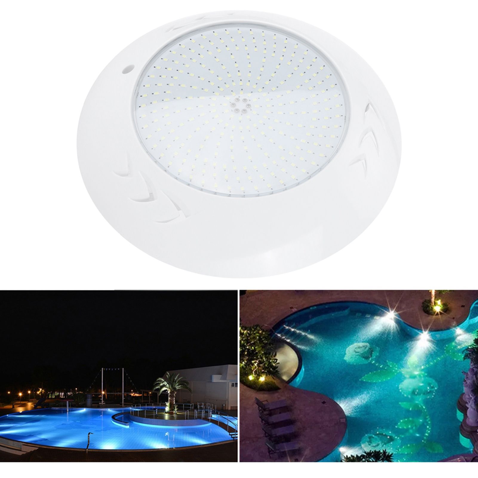 252LED Swimming Pool Light IP68 Waterproof Landscape Lamp 18W AC12V White view 9