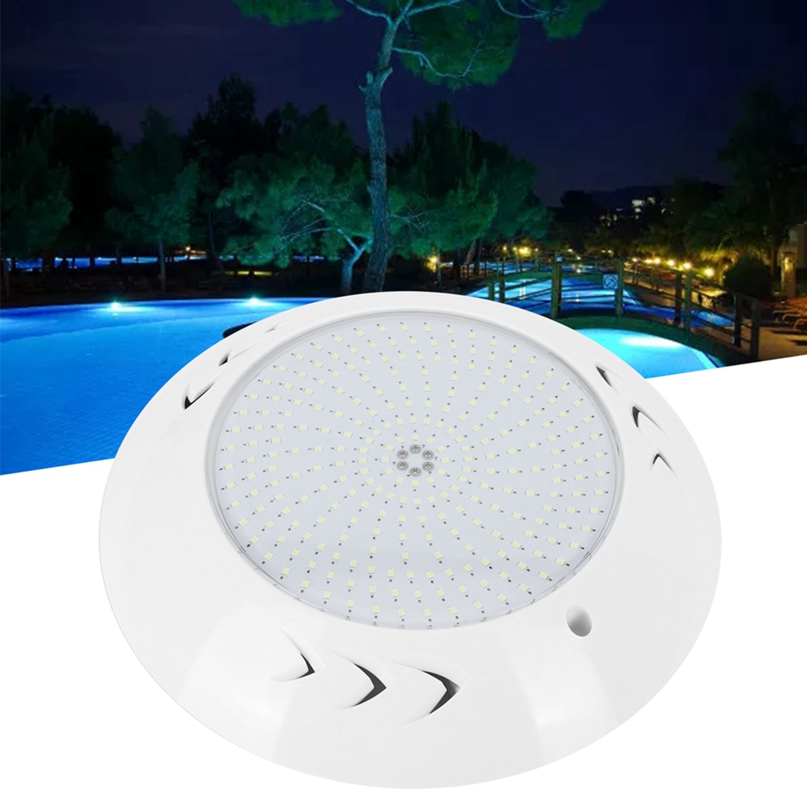 252LED Swimming Pool Light IP68 Waterproof Landscape Lamp 18W AC12V White view 10
