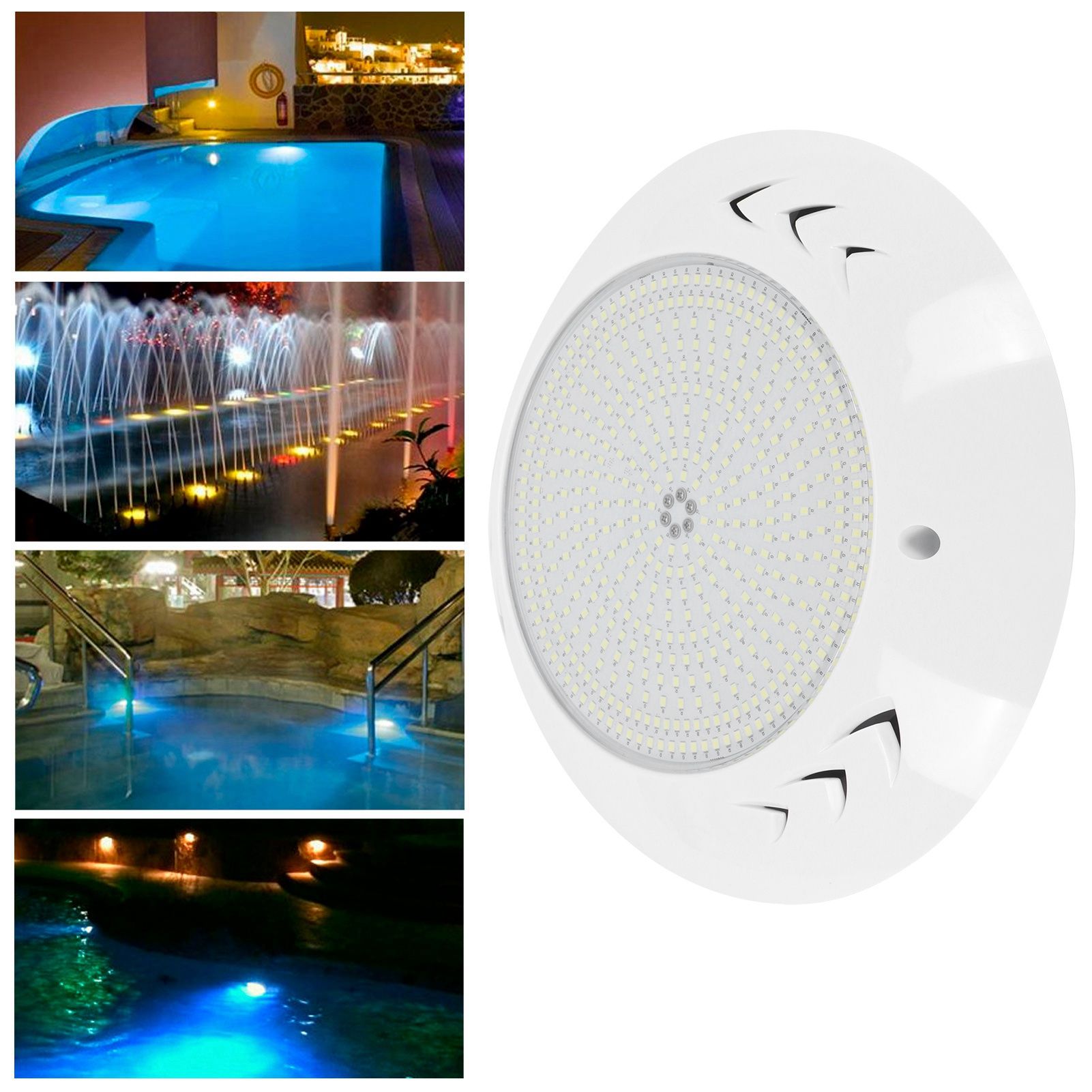 AC12V 468LED Swimming Pool Lamp IP68 Proof 35W White Light for Courtyard view 11