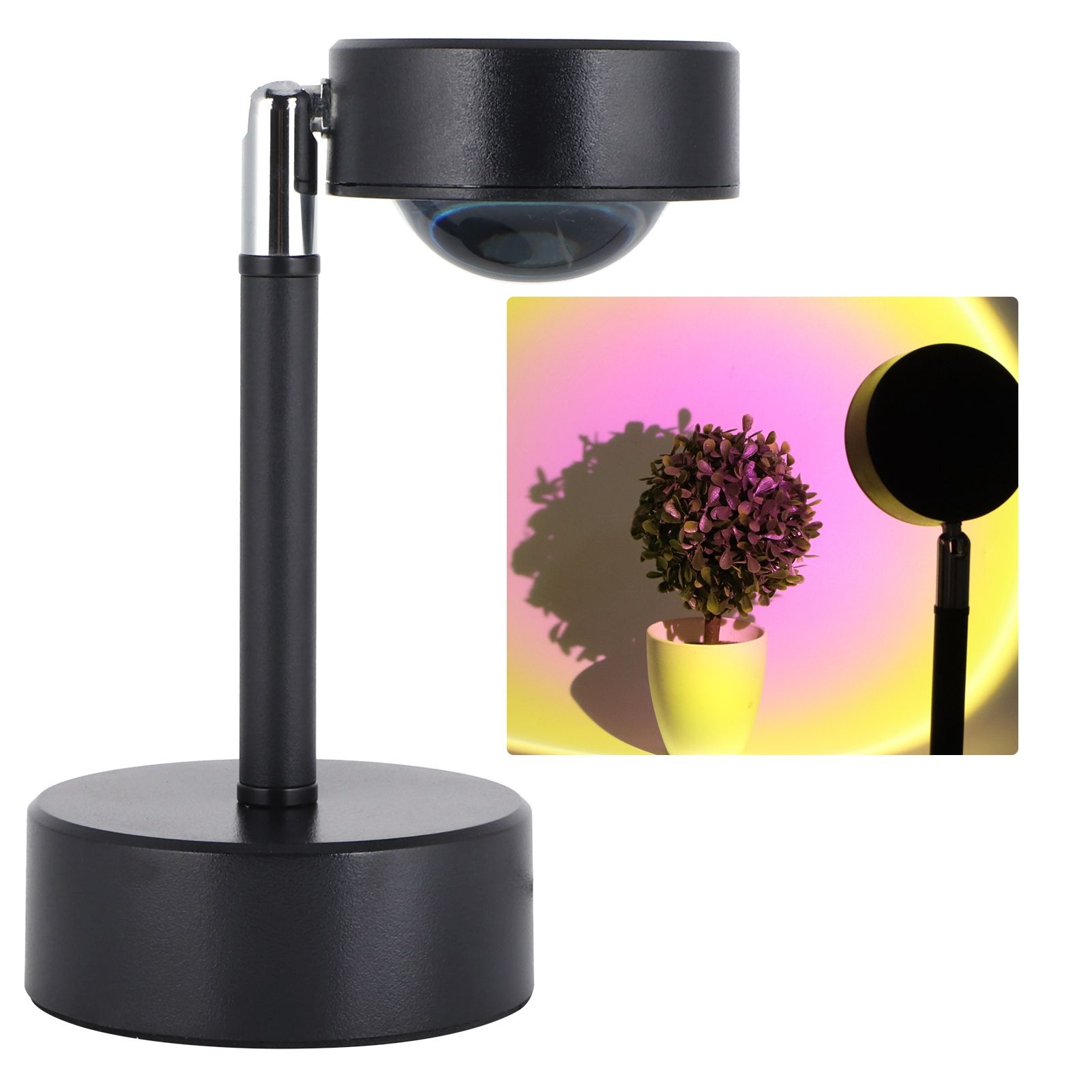 LED Sunset Projector Lamp Innovative USB Night Light for Home Restaurant Bar view 9