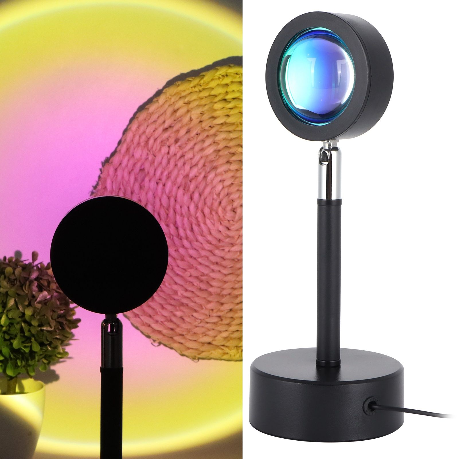LED Sunset Projector Lamp Innovative USB Night Light for Home Restaurant Bar view 10