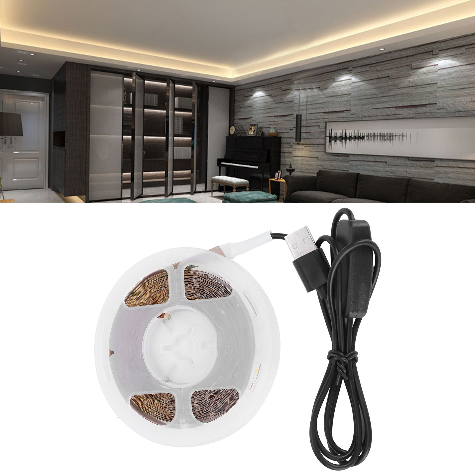 LED Light Strip SelfAdhesive USB TV Monitor Background Lighting Decoration view 12