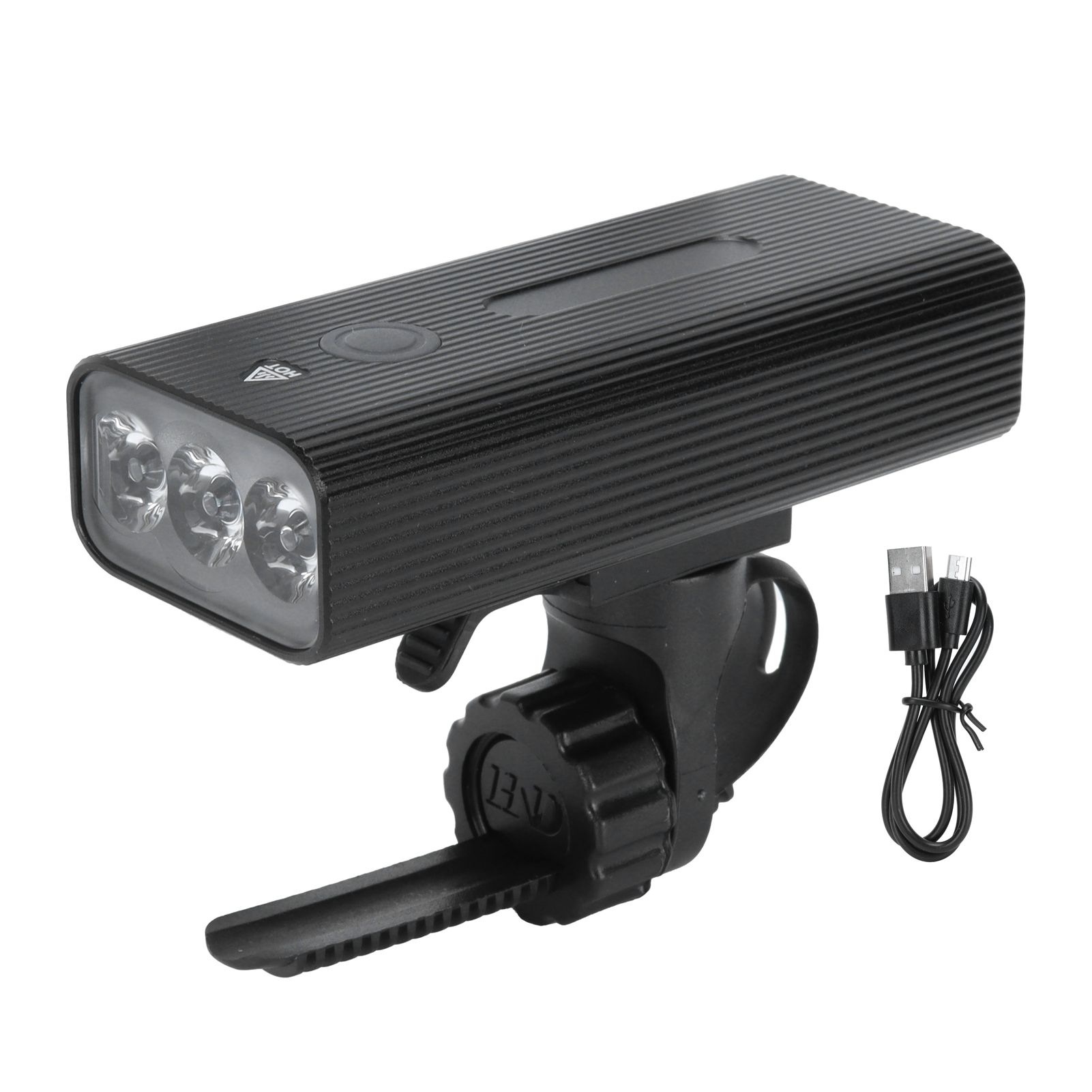 USB 3LED Bike Light with Taillight USB Charging Handlebar Lamp Accessories view 2