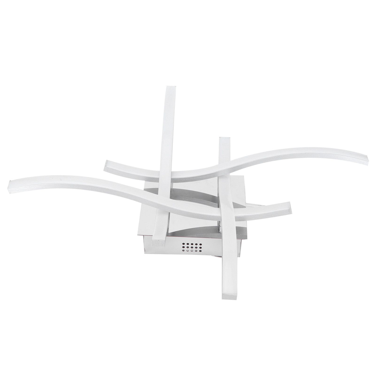LED Ceiling Light 25W Modern Curved Lamp for Living Room Canteen Bedroom White — image 1