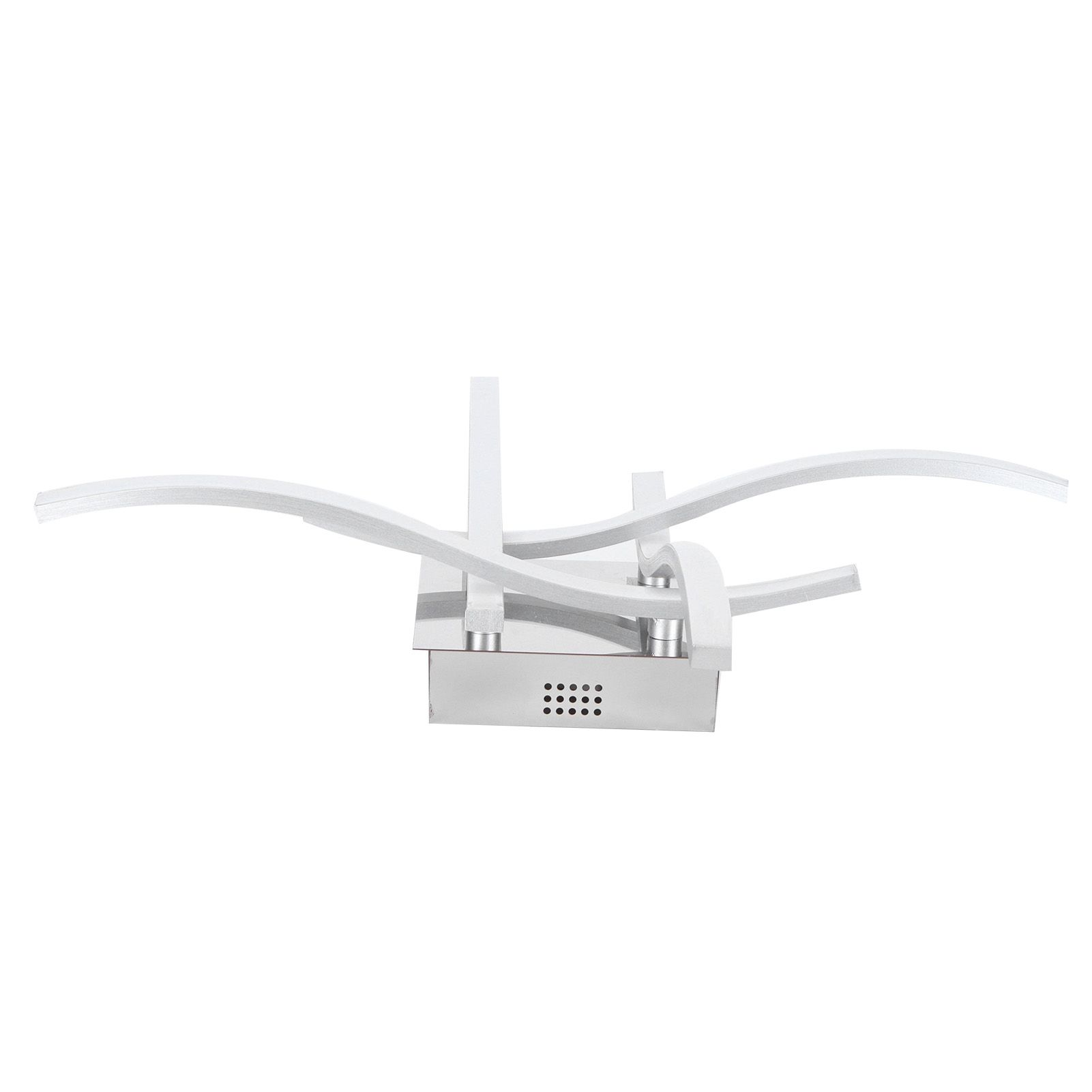 LED Ceiling Light 25W Modern Curved Lamp for Living Room Canteen Bedroom White view 5