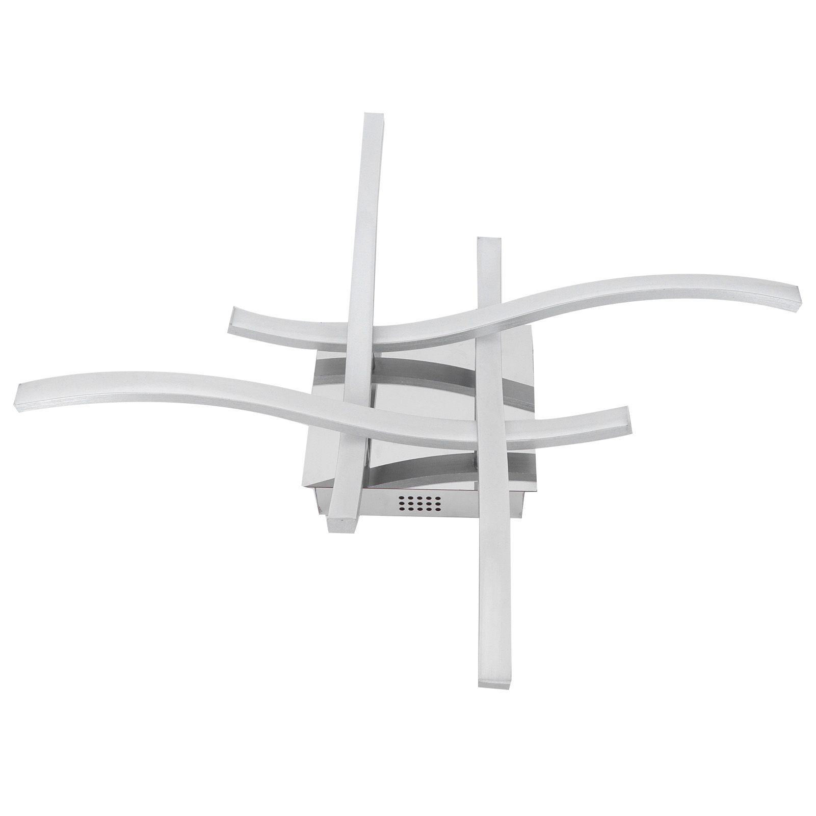 LED Ceiling Light 25W Modern Curved Lamp for Living Room Canteen Bedroom White view 6