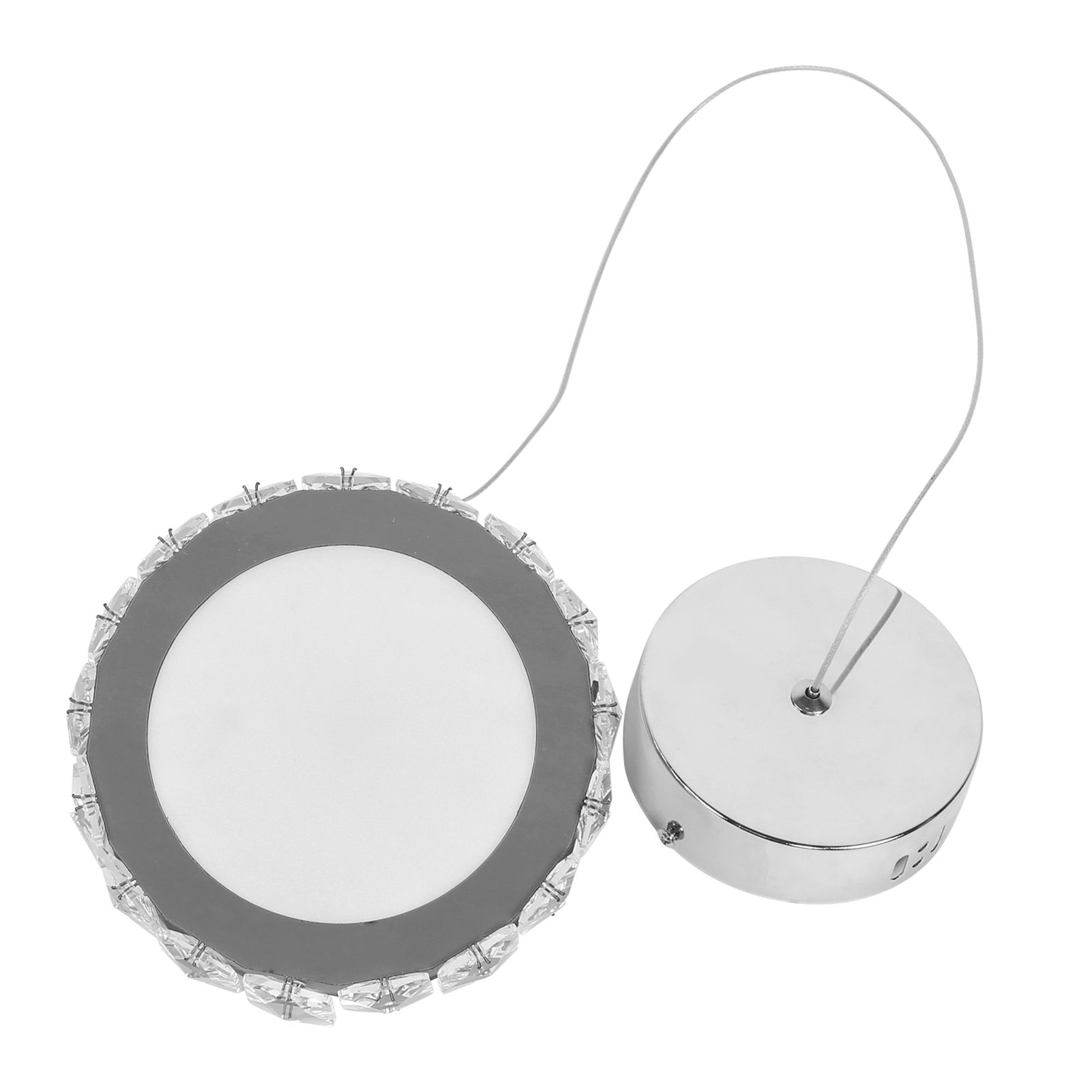 Crystal Chandelier Hanging Lamp Pendant Lamp for Dining Room Kitchen 12W White view 8