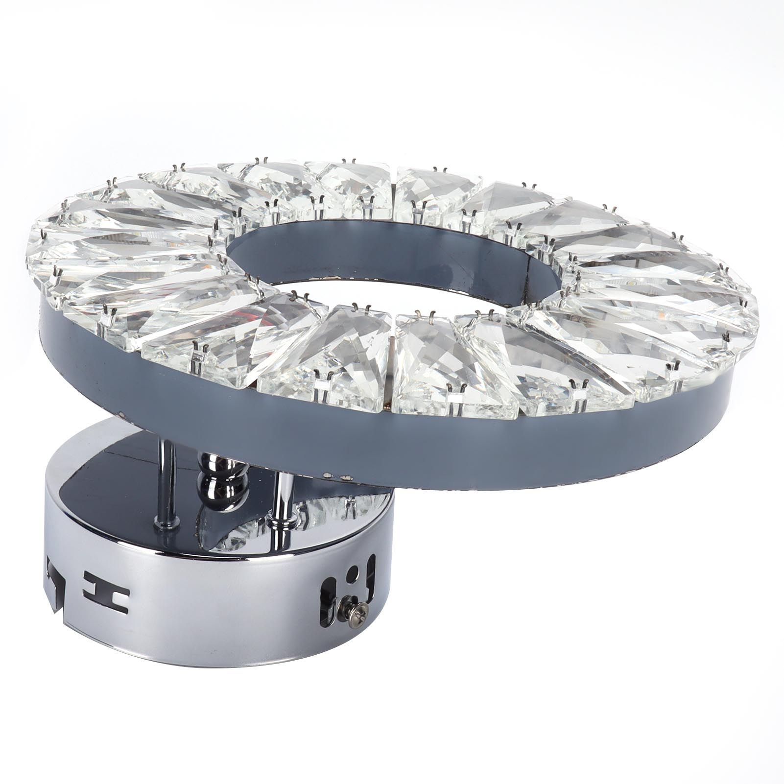 Crystal Wall Lamp 12W Stainless Steel Decorative Lamp for Hotel Corridor view 7