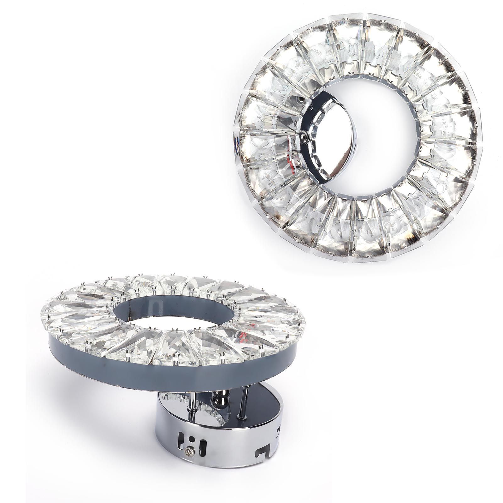 Crystal Wall Lamp 12W Stainless Steel Decorative Lamp for Hotel Corridor view 9