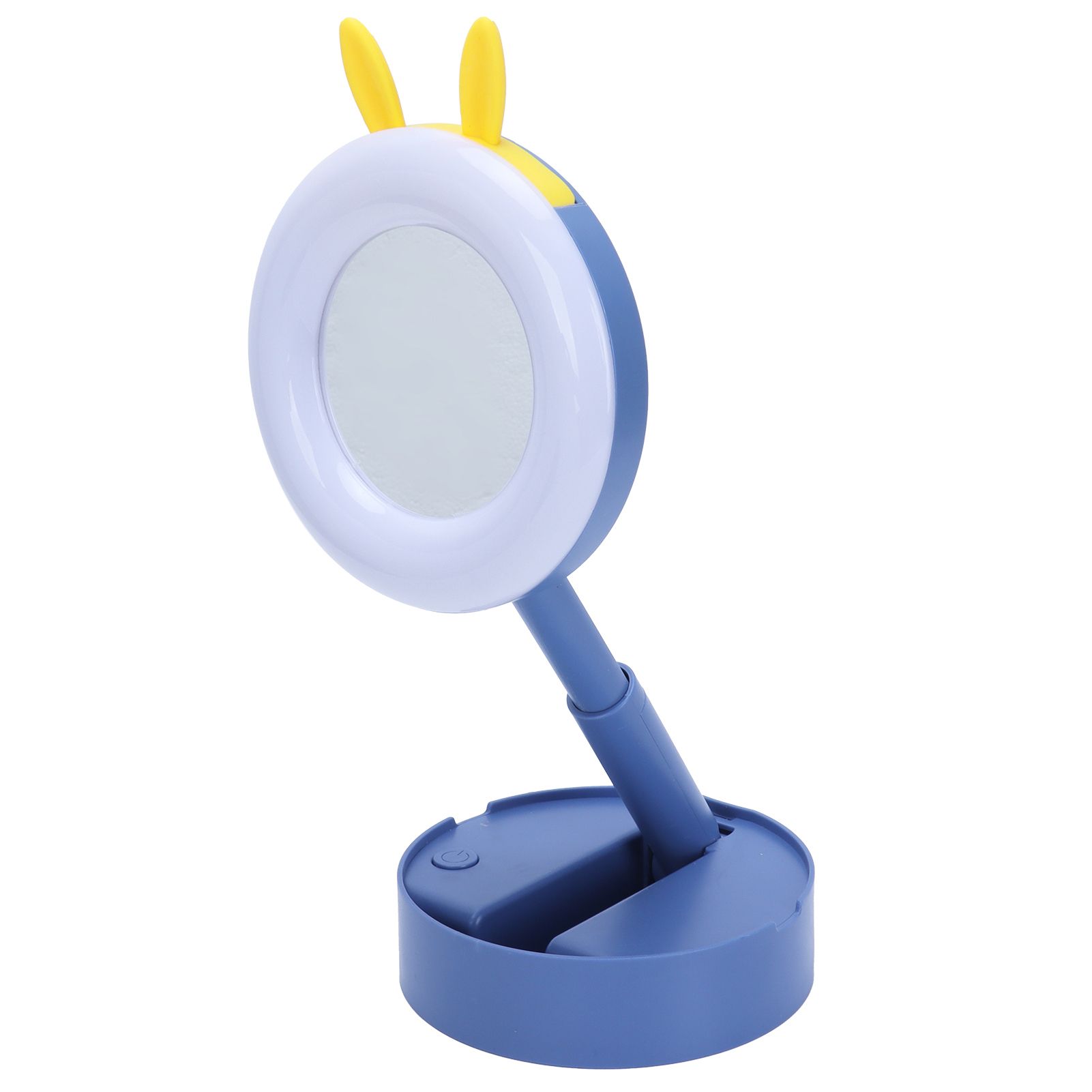 LED Makeup Mirror Portable Desktop Cartoon Makeup Mirror Lamp for Children view 5