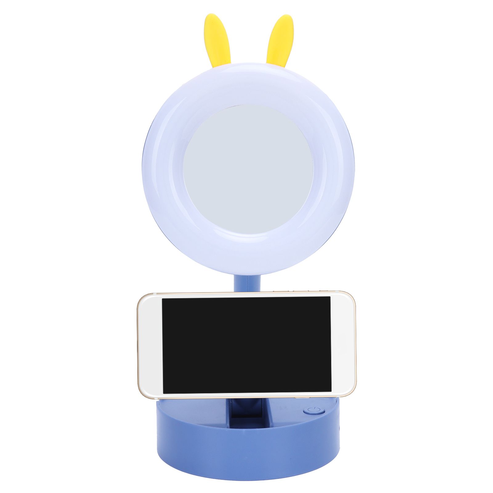 LED Makeup Mirror Portable Desktop Cartoon Makeup Mirror Lamp for Children view 11