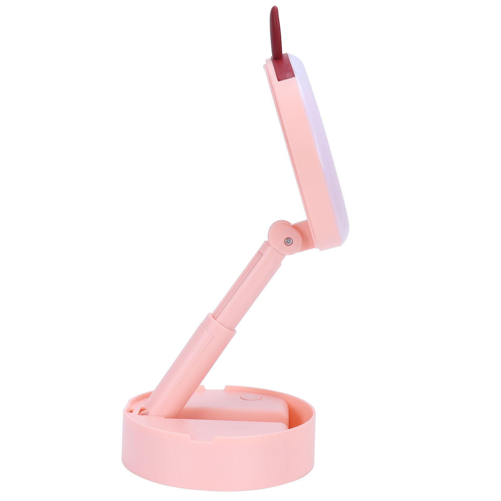 LED Makeup Mirror Portable Desktop Cartoon Makeup Mirror Lamp for Children view 4