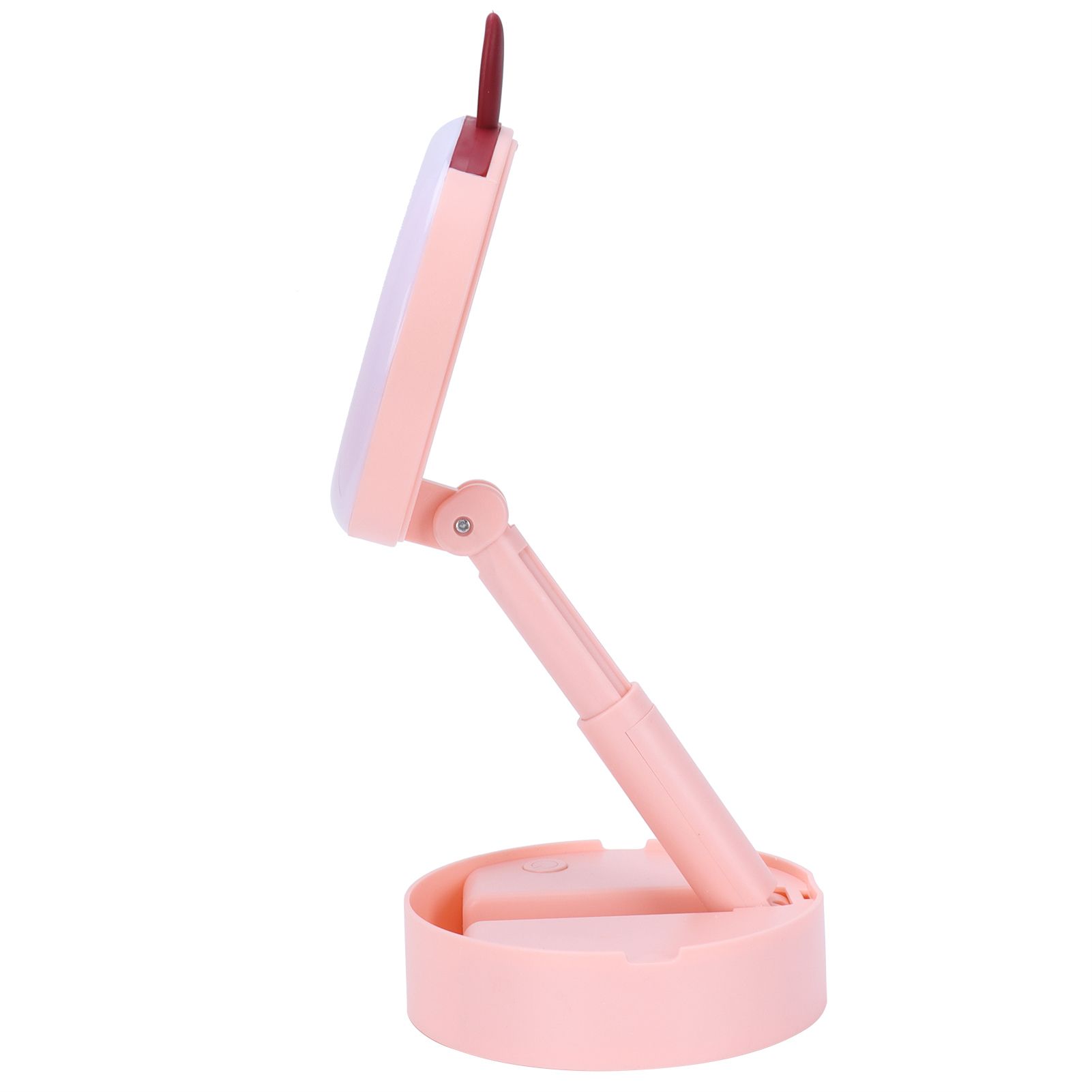 LED Makeup Mirror Portable Desktop Cartoon Makeup Mirror Lamp for Children view 6