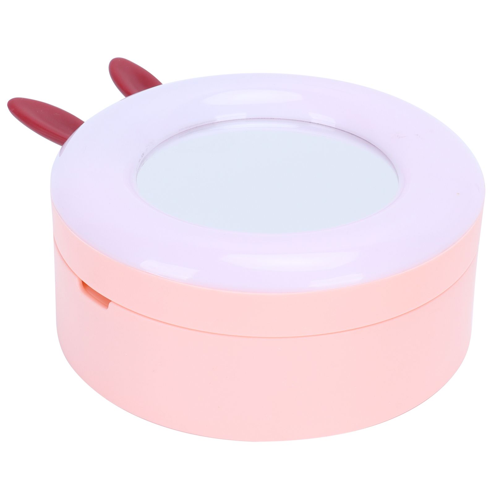 LED Makeup Mirror Portable Desktop Cartoon Makeup Mirror Lamp for Children view 7