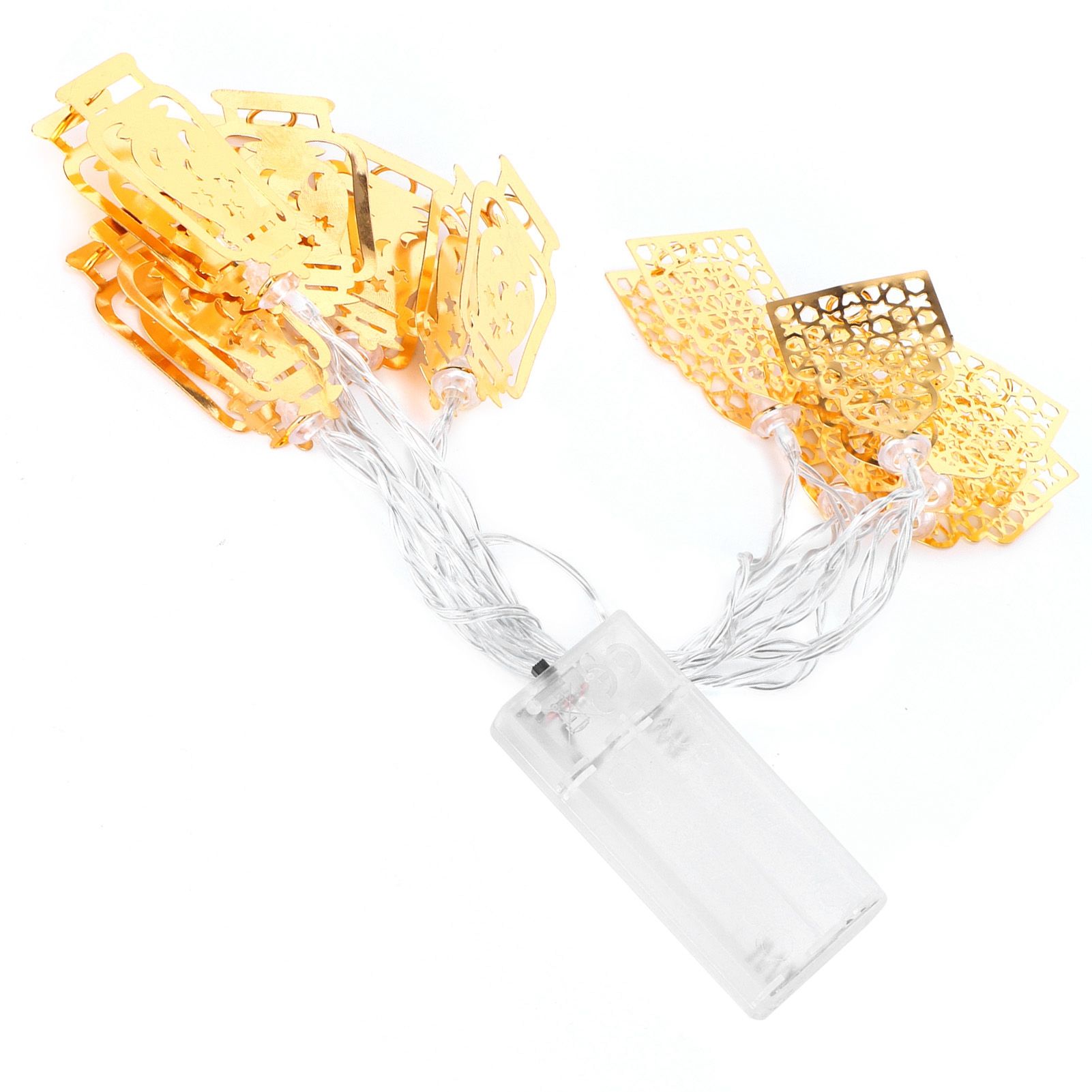 10LED Warm White Light Eid Ramadan Gourd House Shape String Lights for Muslim view 10