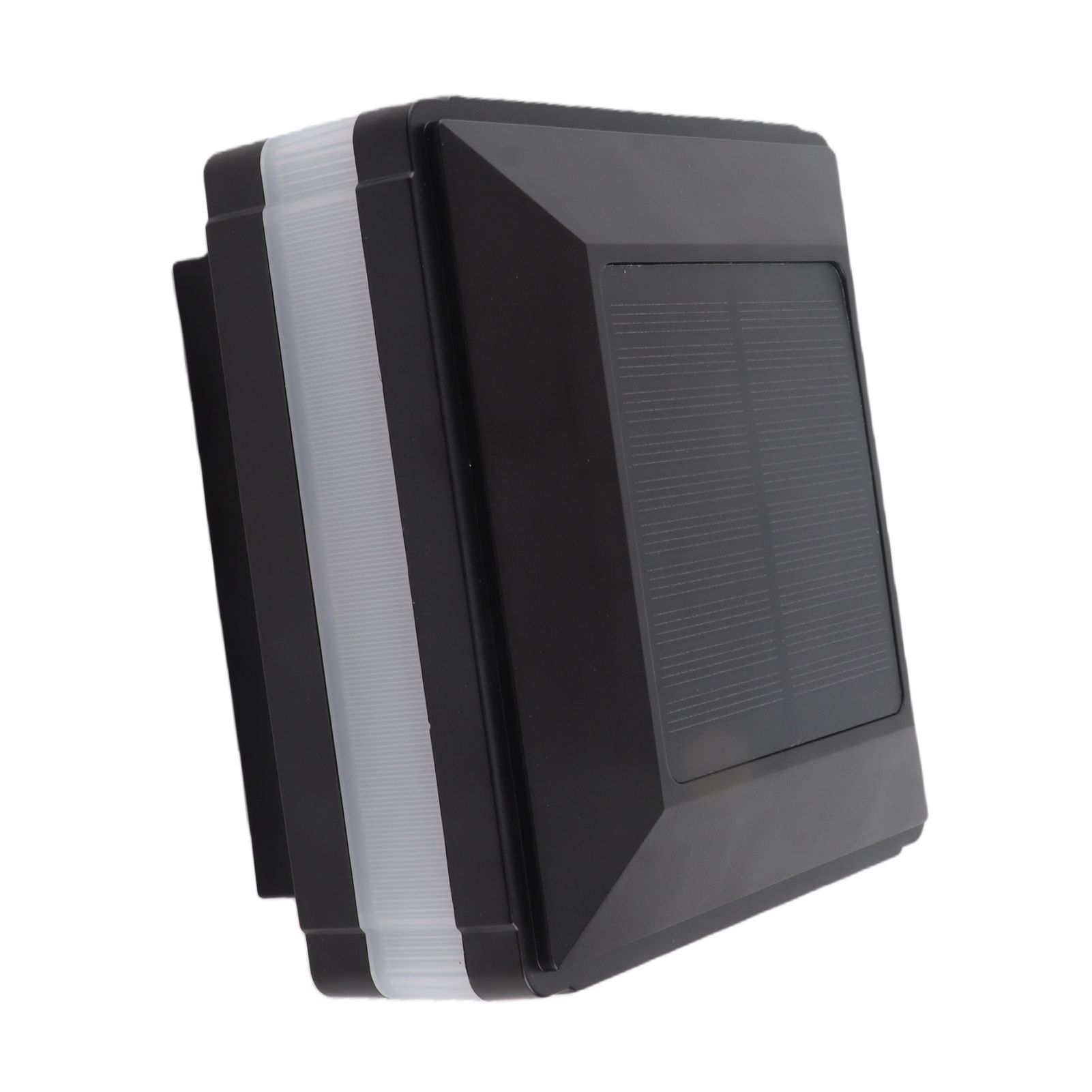LED Post Light Solar Power Double Color Induction Fence Cap Pillar Lamp IP65 view 5
