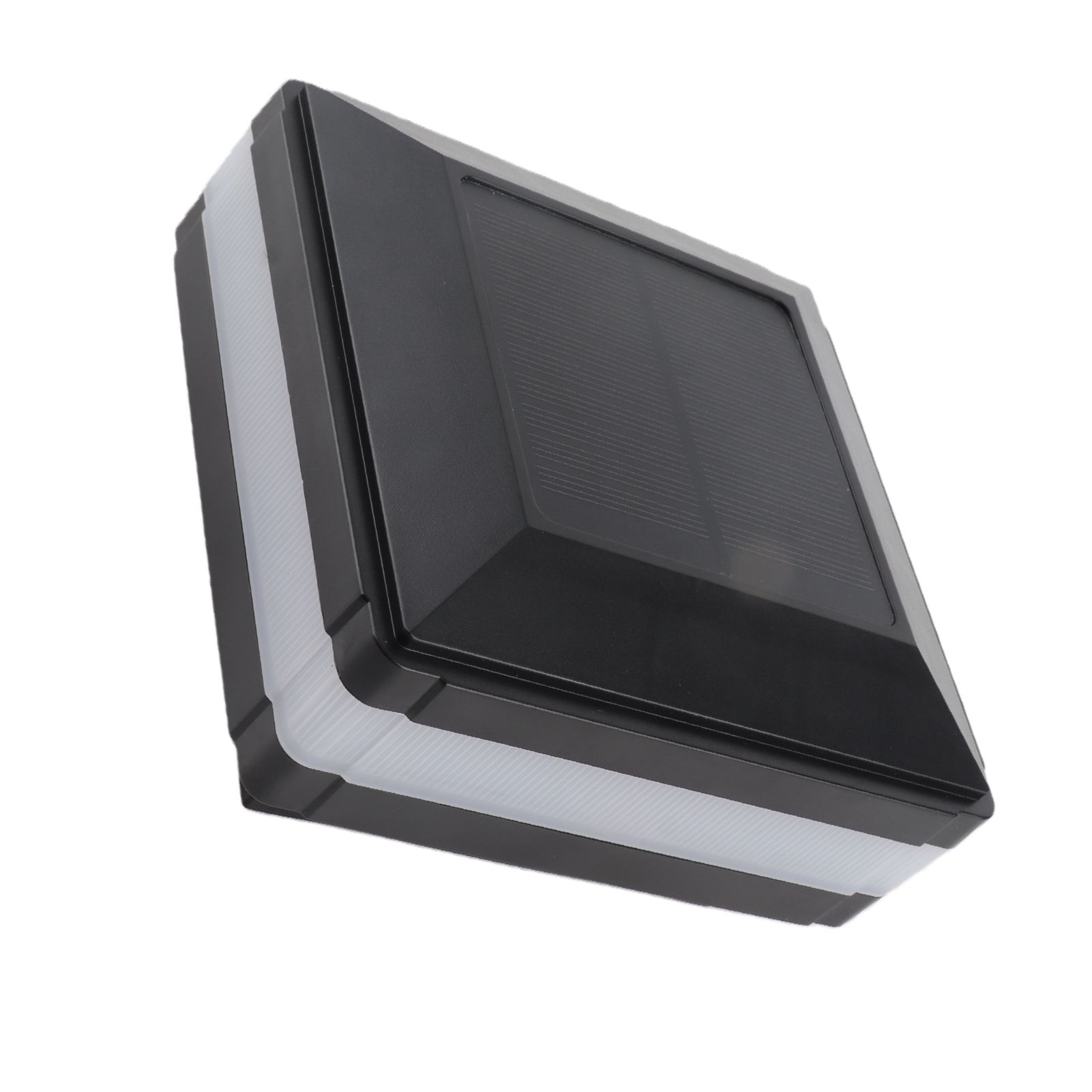 LED Post Light Solar Power Double Color Induction Fence Cap Pillar Lamp IP65 view 7