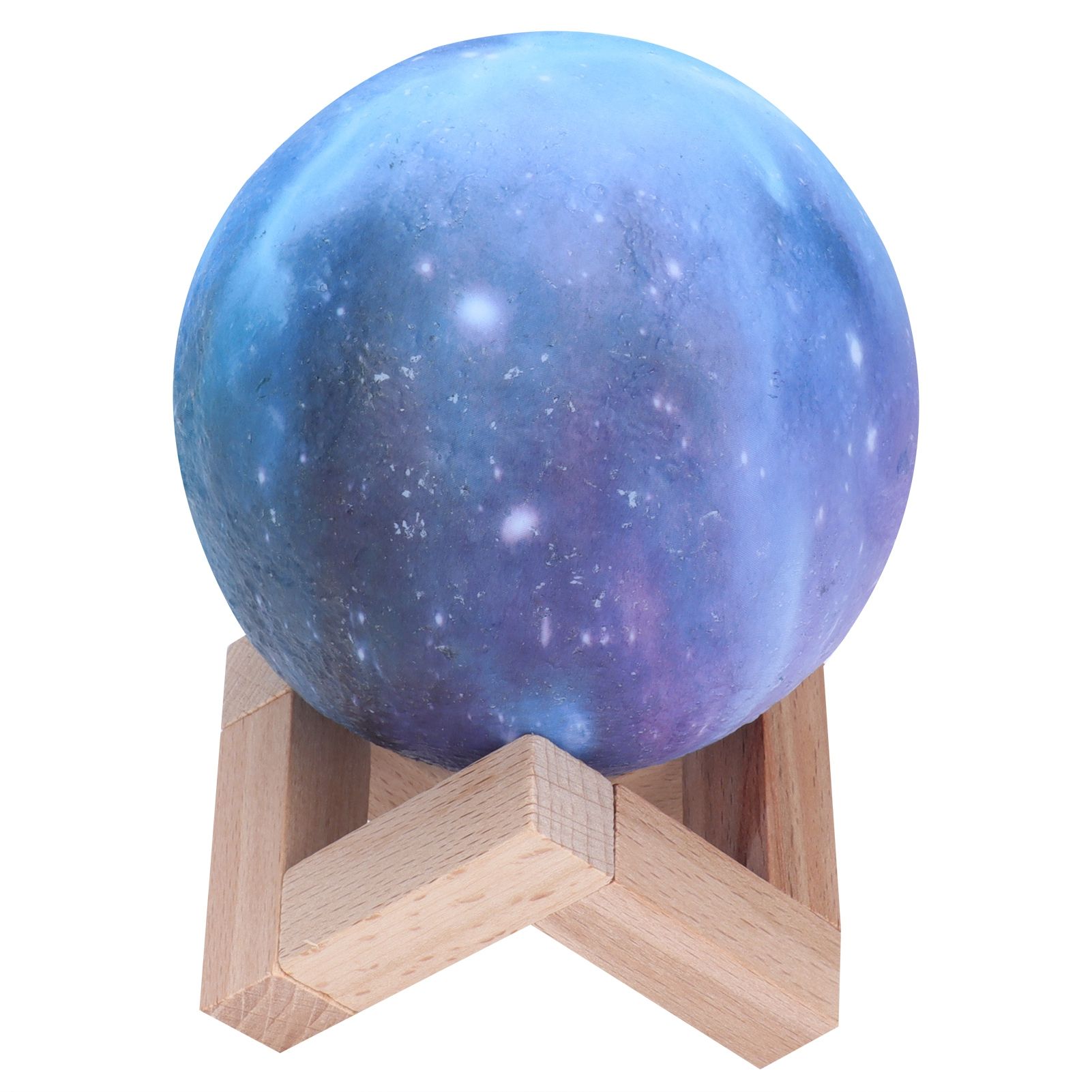 USB Moon Lamp 3 Dimensional 3‑Colors LED Night Light Bedside Lamp Children view 8