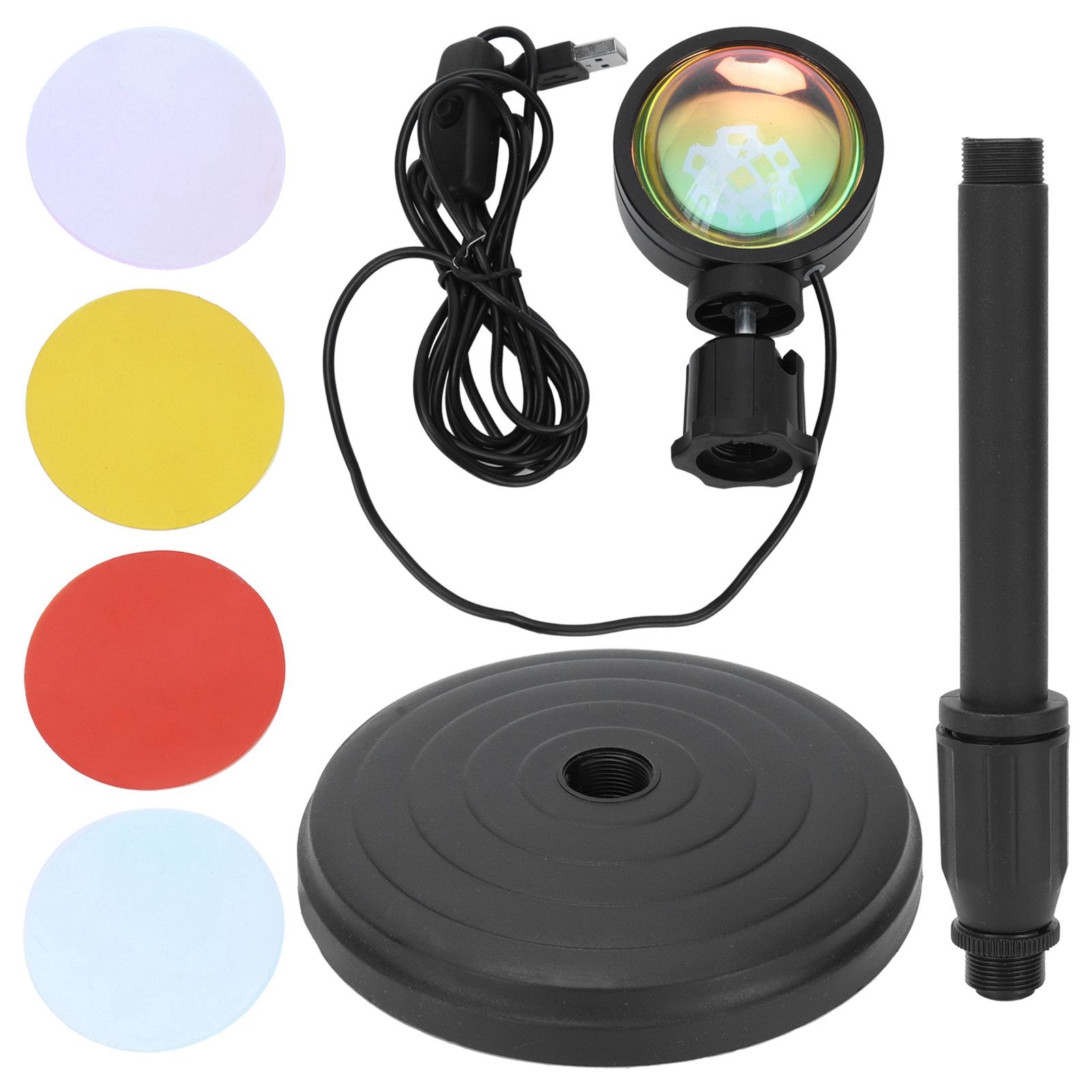 USB LED Sunset Light Sunset Projection Lamp 180 Degree Rotation Night Light view 2
