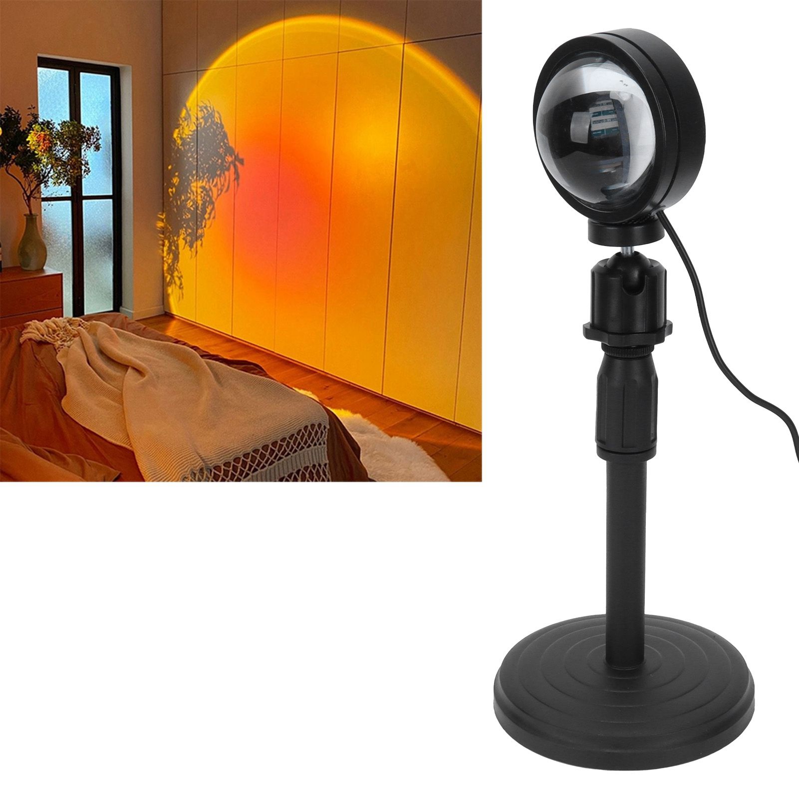 USB LED Sunset Light Sunset Projection Lamp 180 Degree Rotation Night Light view 11