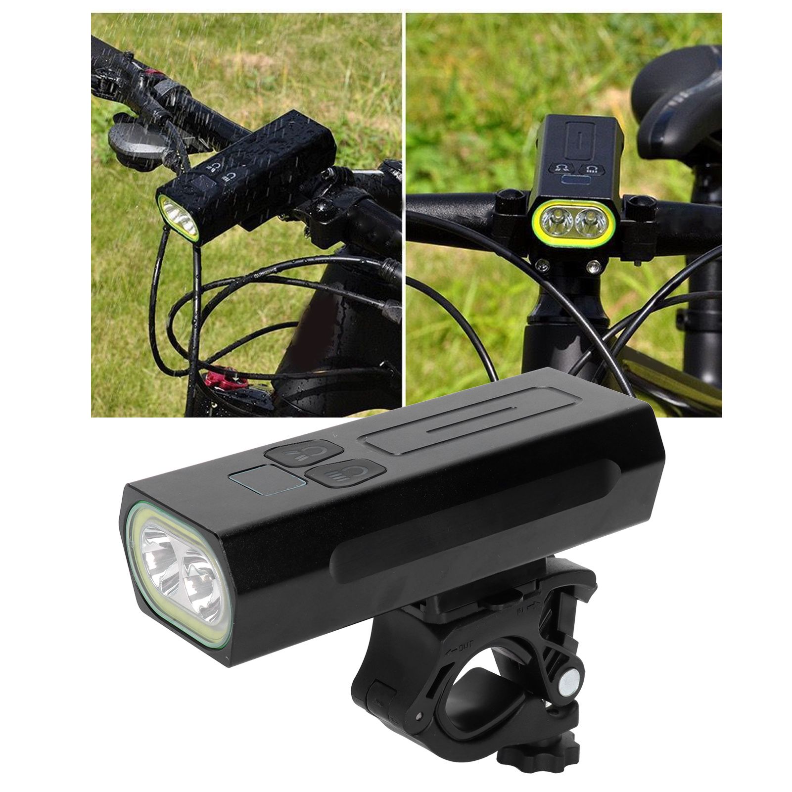 Bike Front Light USB Charging IPX6 2000LM Bicycle Headlight Outdoor Cycling view 12