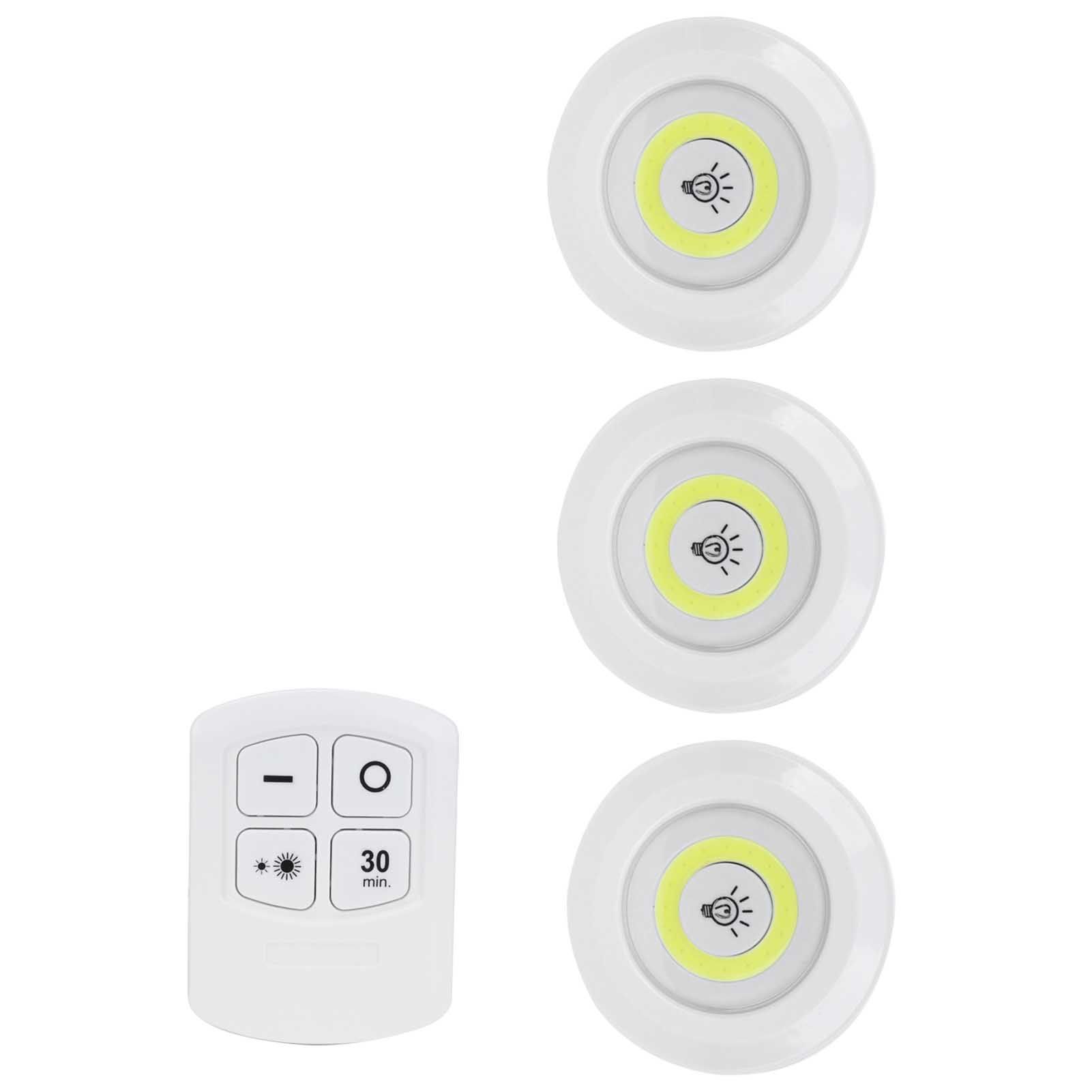 3Pcs COB Night Light Remote Control Timing Dimming Night Lamp Bedroom Wardrobe view 6