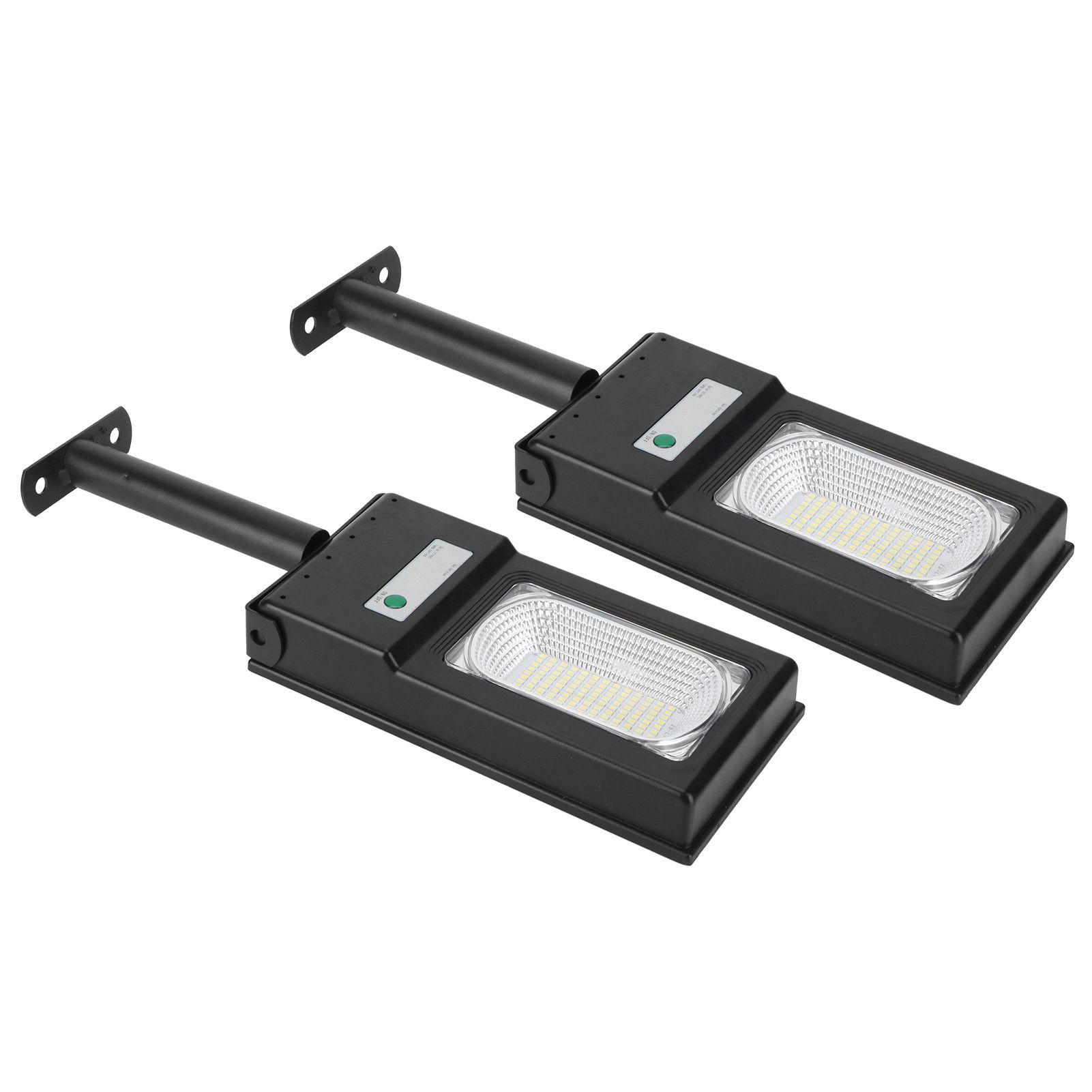 2Pcs 117LED Solar Light 50W Highlight Induction Street Lamp for Garden