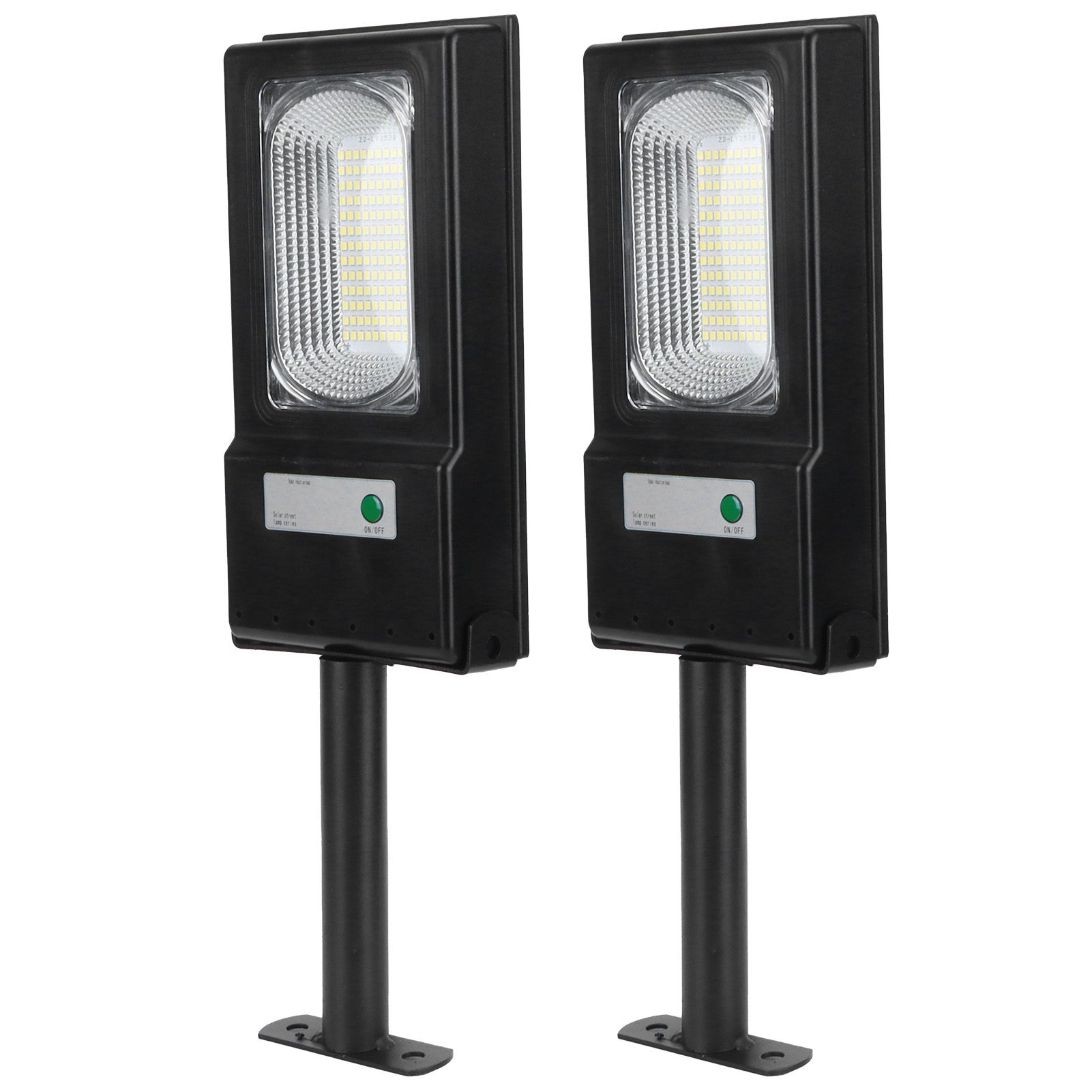 2Pcs 117LED Solar Light 50W Highlight Induction Street Lamp for Garden view 4