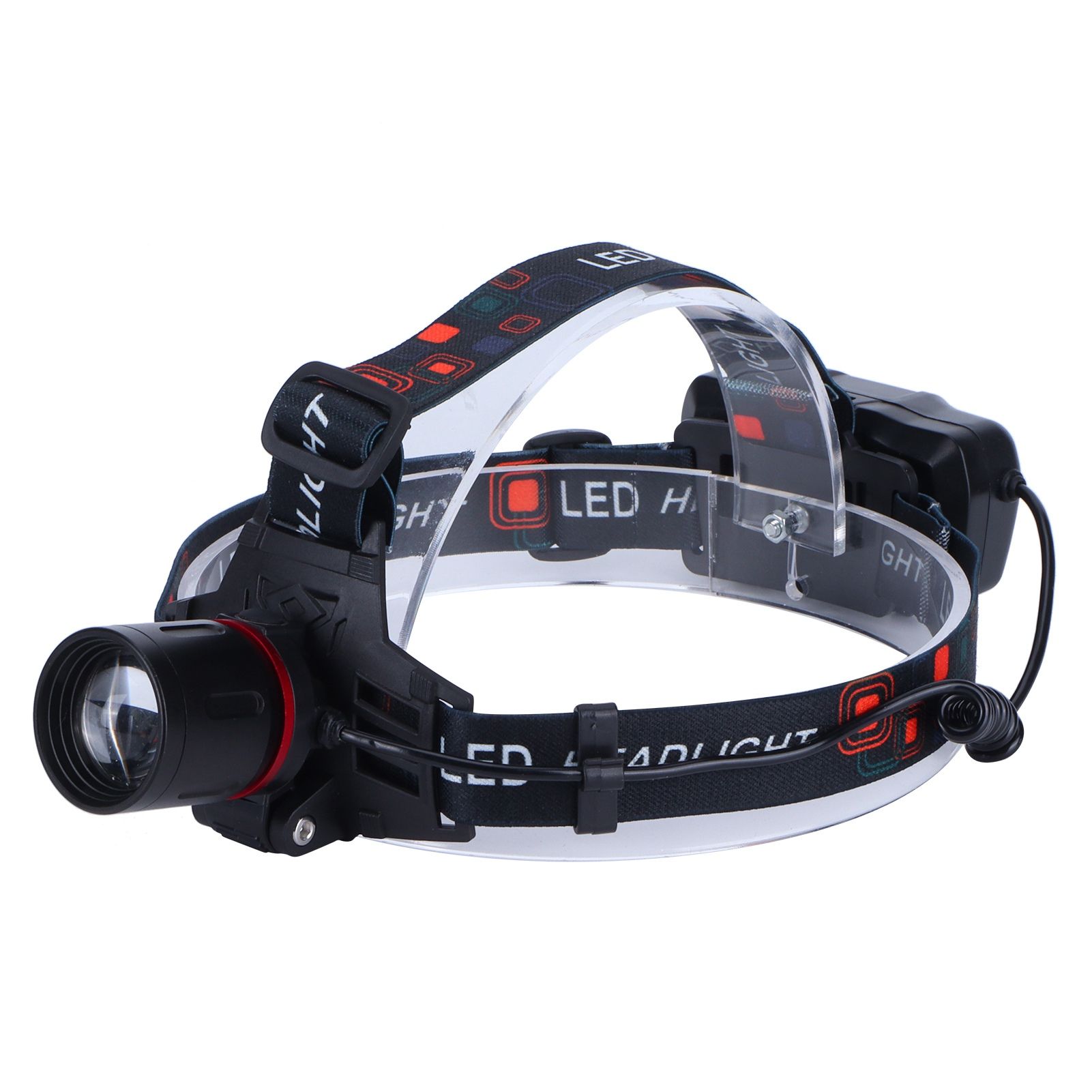 LED Headlamp Green Light Waterproof Head Lamp USB Charging for Outdoor Fishing view 5