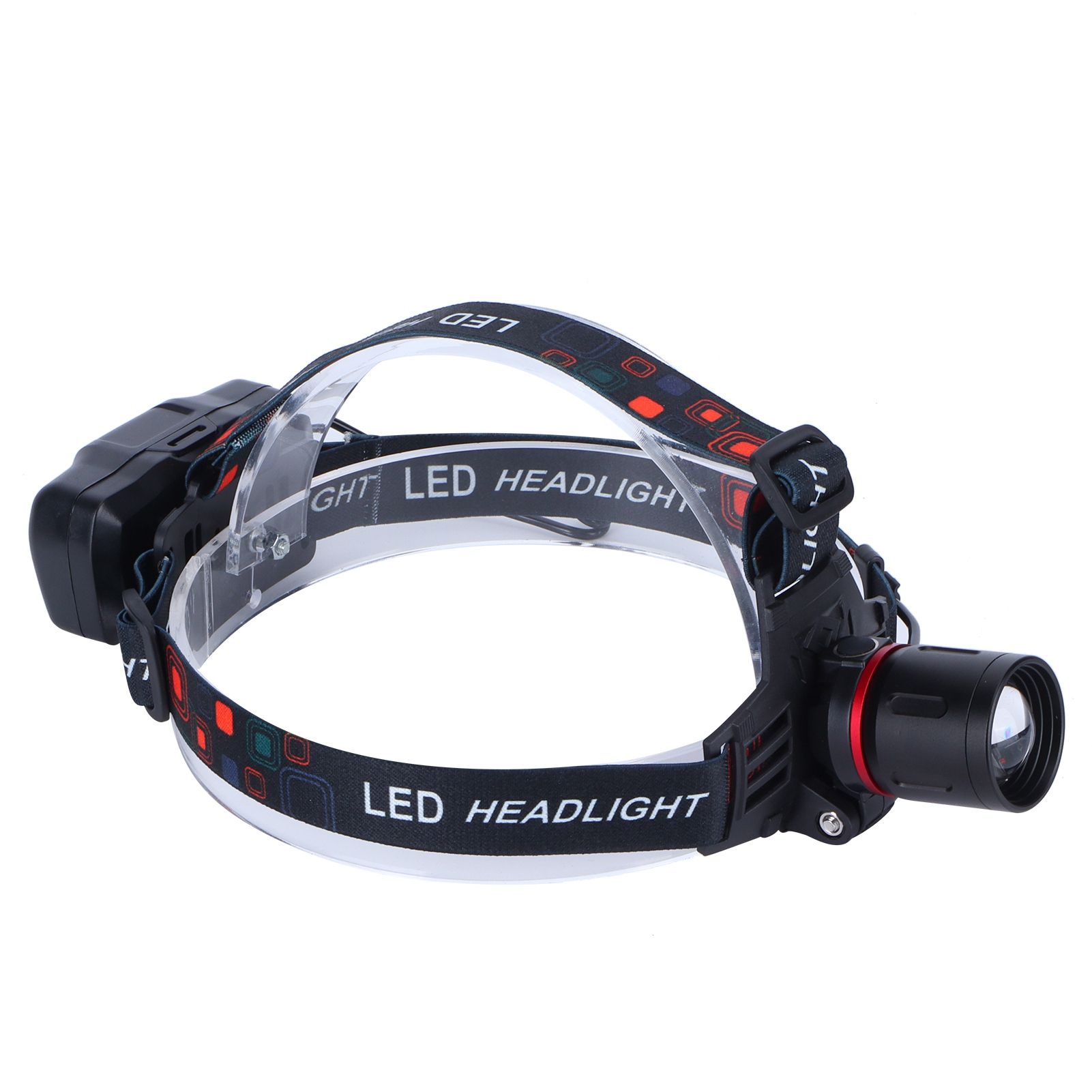 LED Headlamp Green Light Waterproof Head Lamp USB Charging for Outdoor Fishing view 6