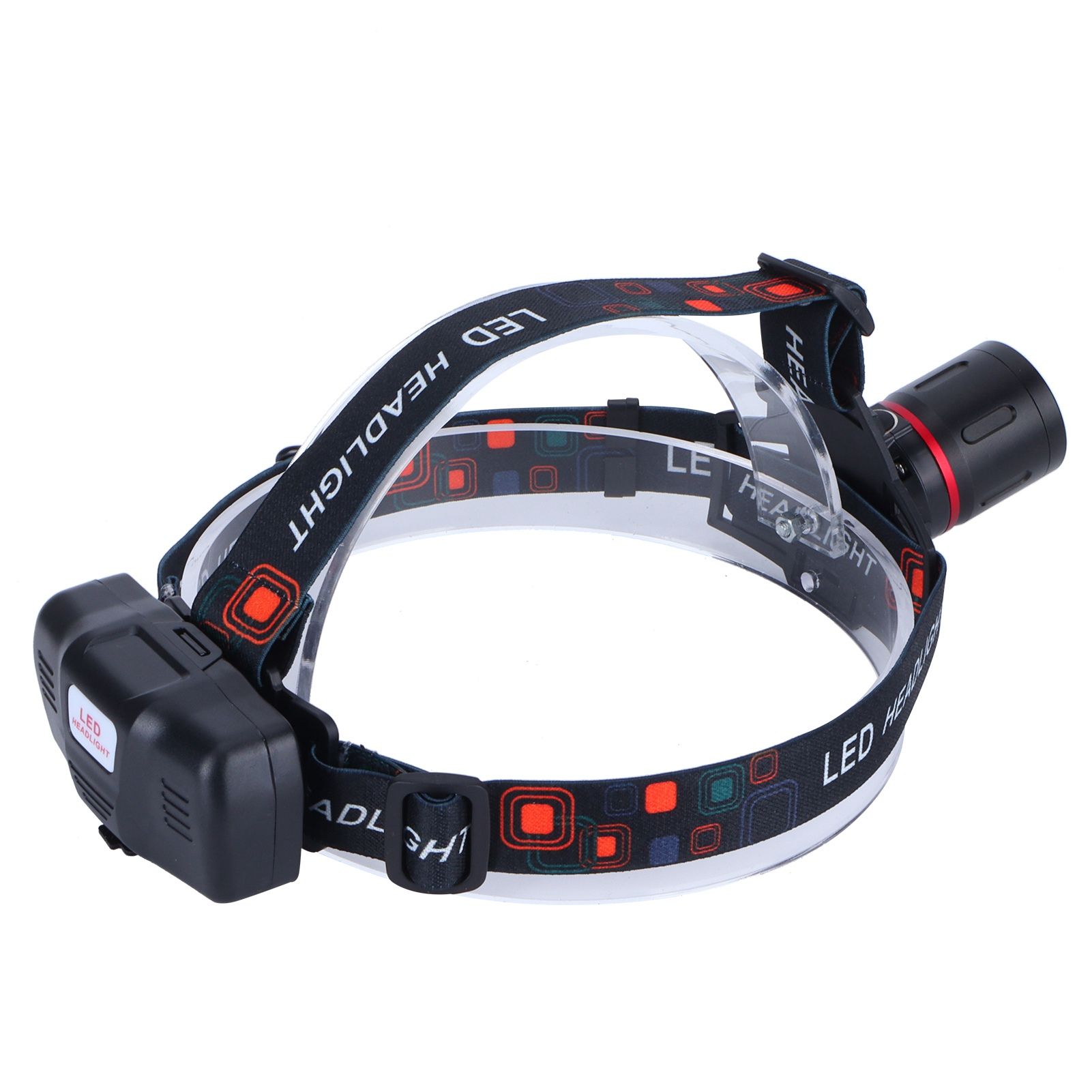 LED Headlamp Green Light Waterproof Head Lamp USB Charging for Outdoor Fishing view 7