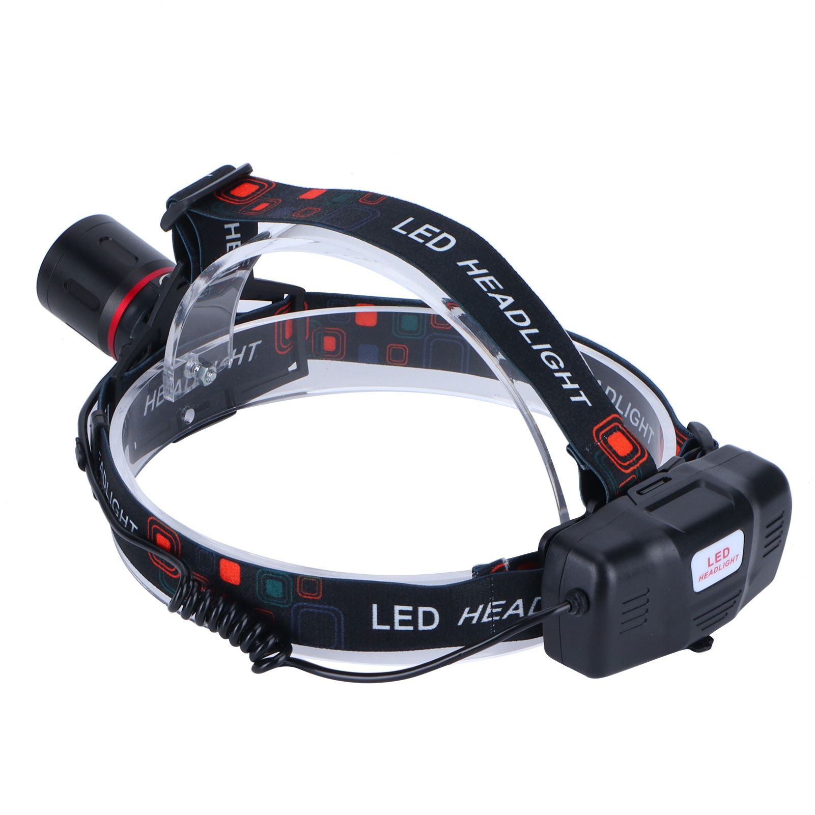 LED Headlamp Green Light Waterproof Head Lamp USB Charging for Outdoor Fishing view 8
