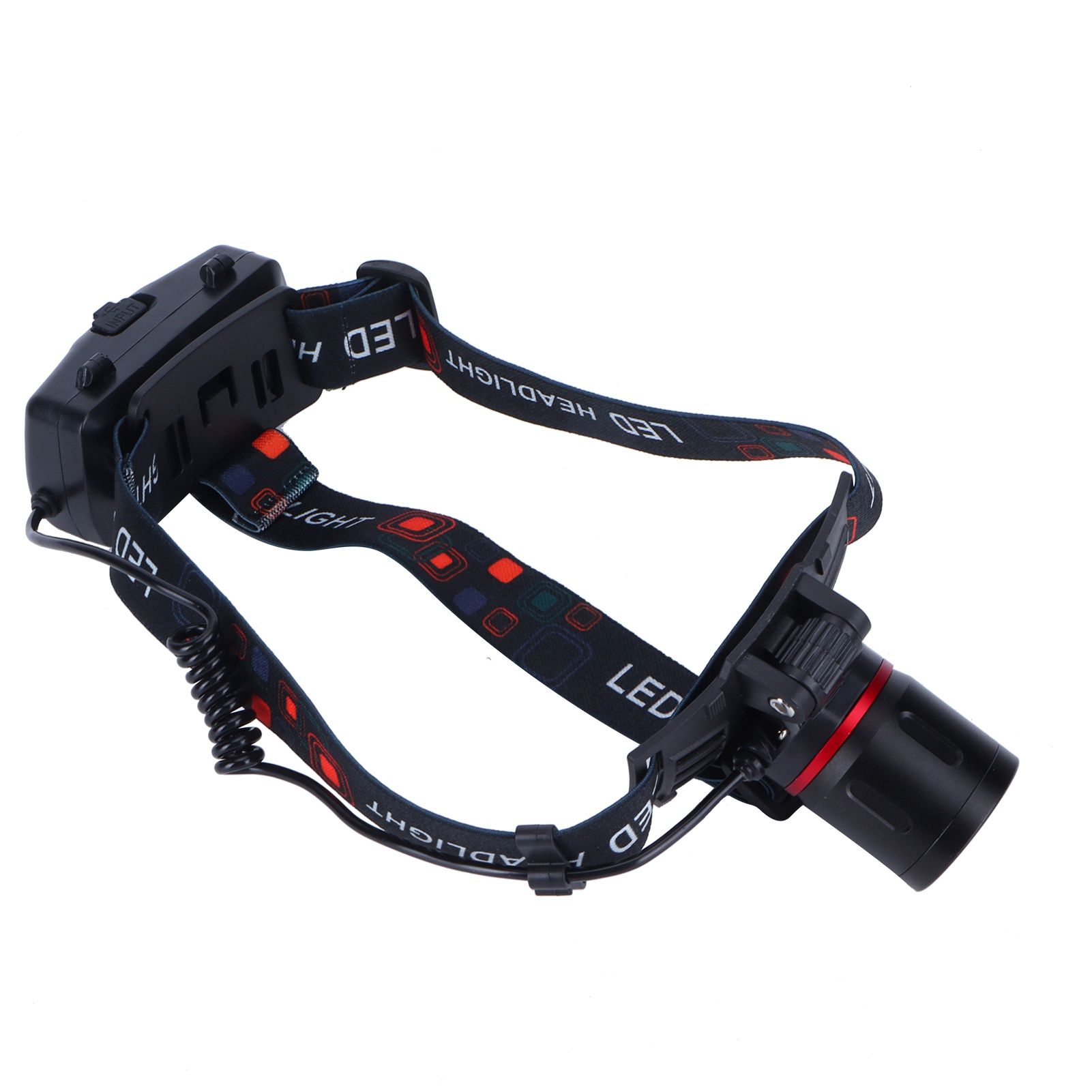 LED Headlamp Green Light Waterproof Head Lamp USB Charging for Outdoor Fishing view 10