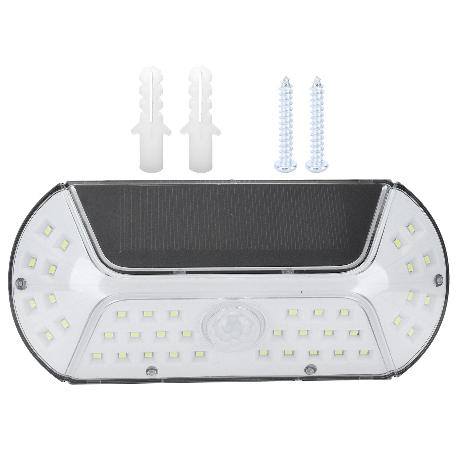 LED Solar Light Human Body Induction Light Waterproof Wall Lamp for Outdoor view 2