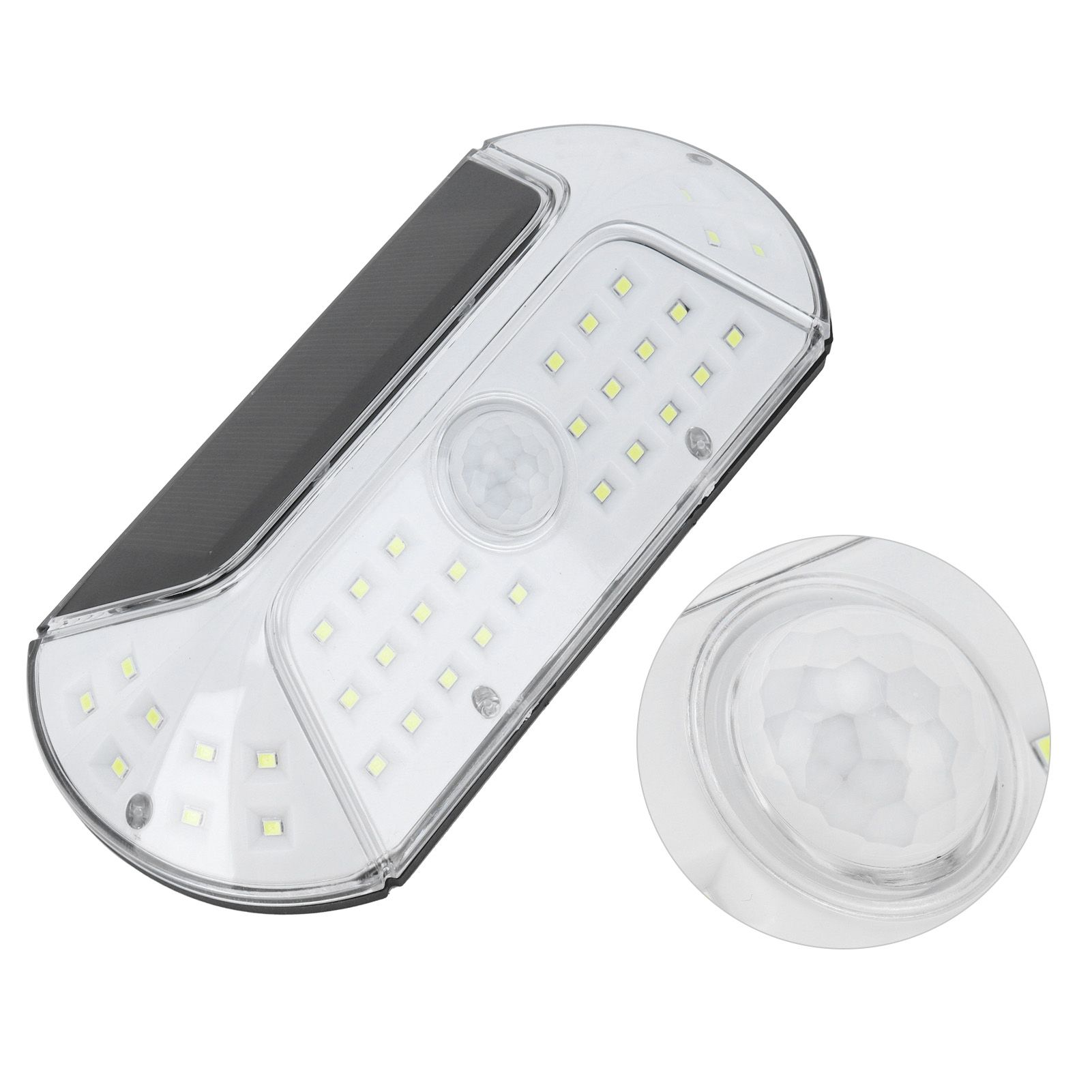 LED Solar Light Human Body Induction Light Waterproof Wall Lamp for Outdoor view 8
