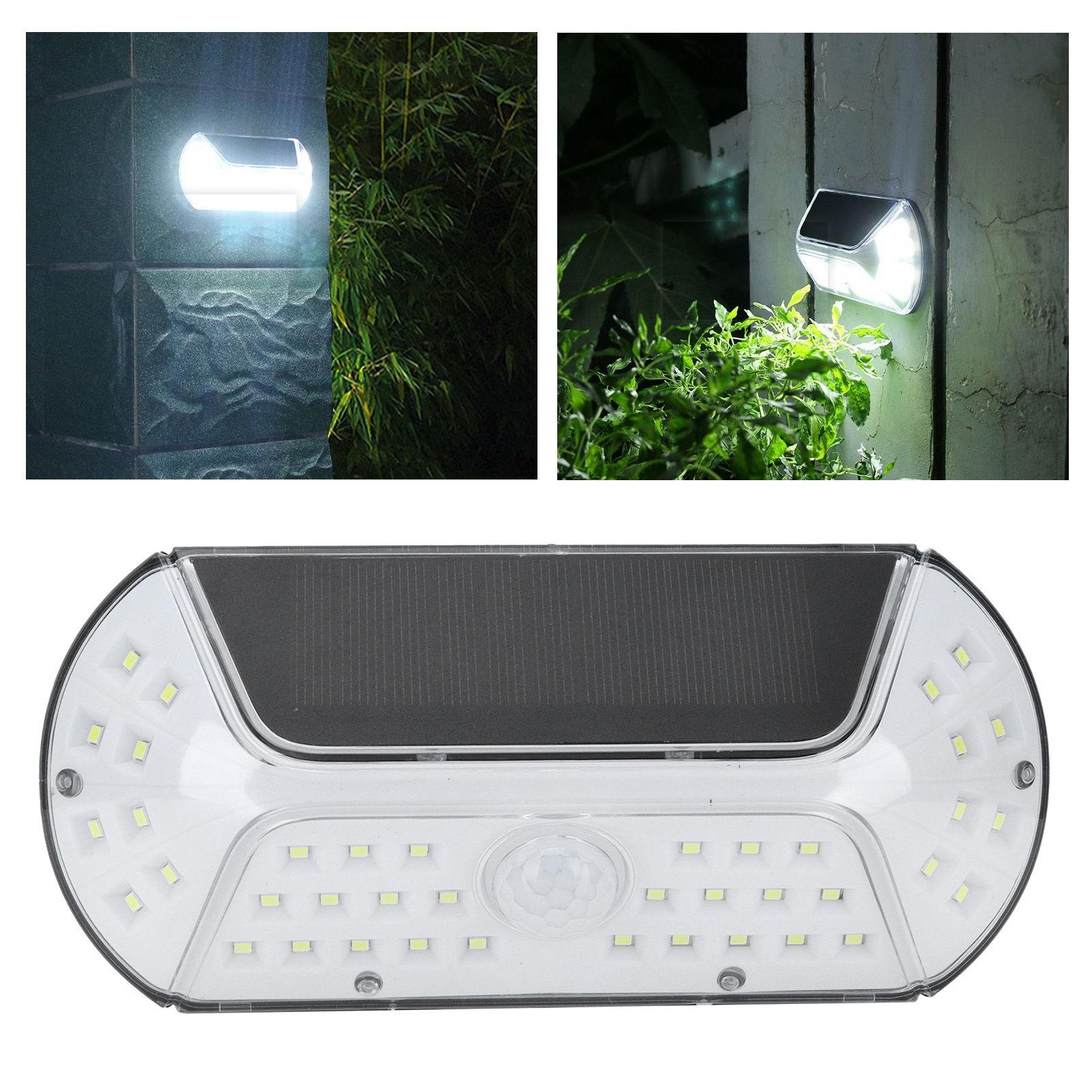 LED Solar Light Human Body Induction Light Waterproof Wall Lamp for Outdoor view 11
