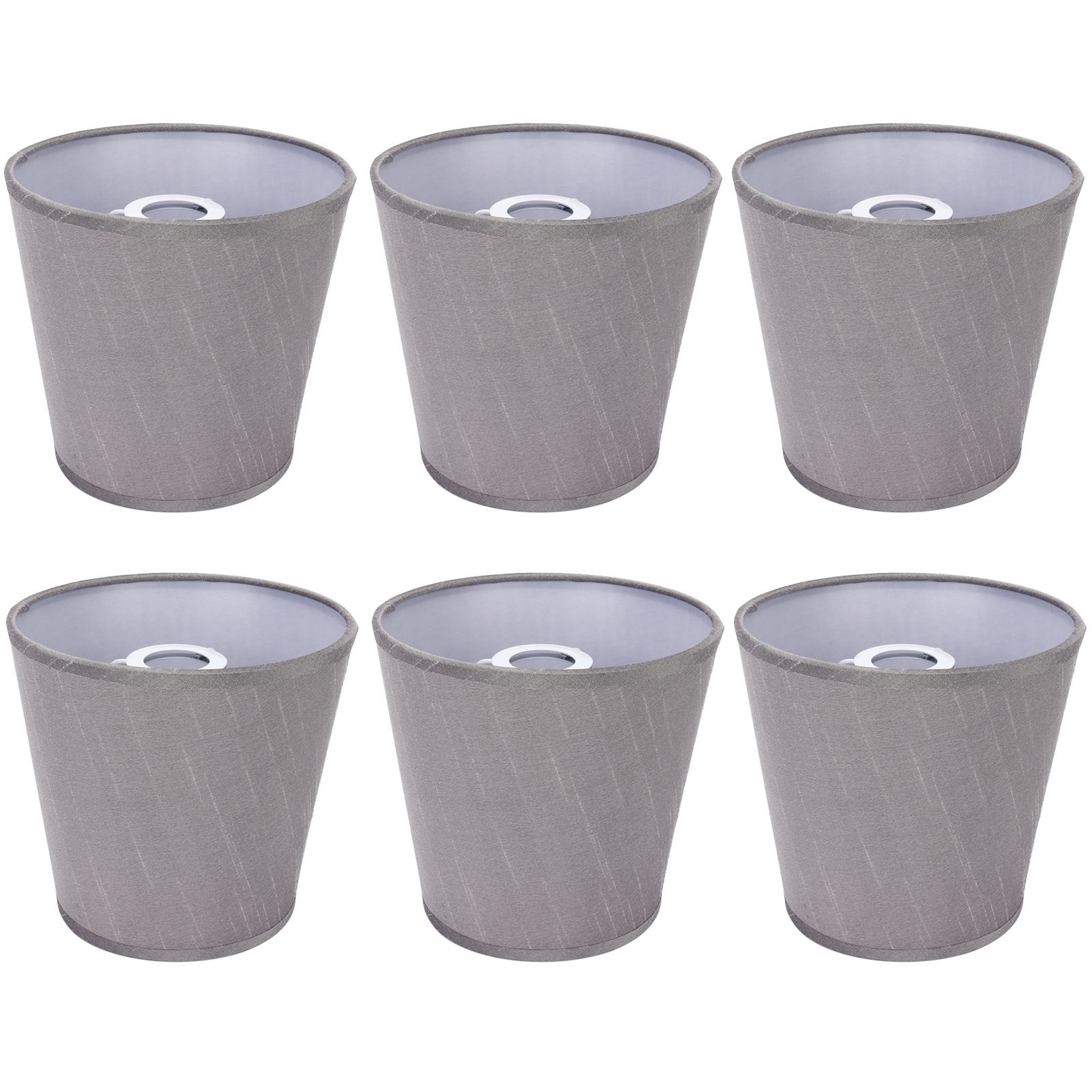 6PCS Simple Lamp Shades Modern Cloth Art Lampshade for E14 Screw Chandelier view 7