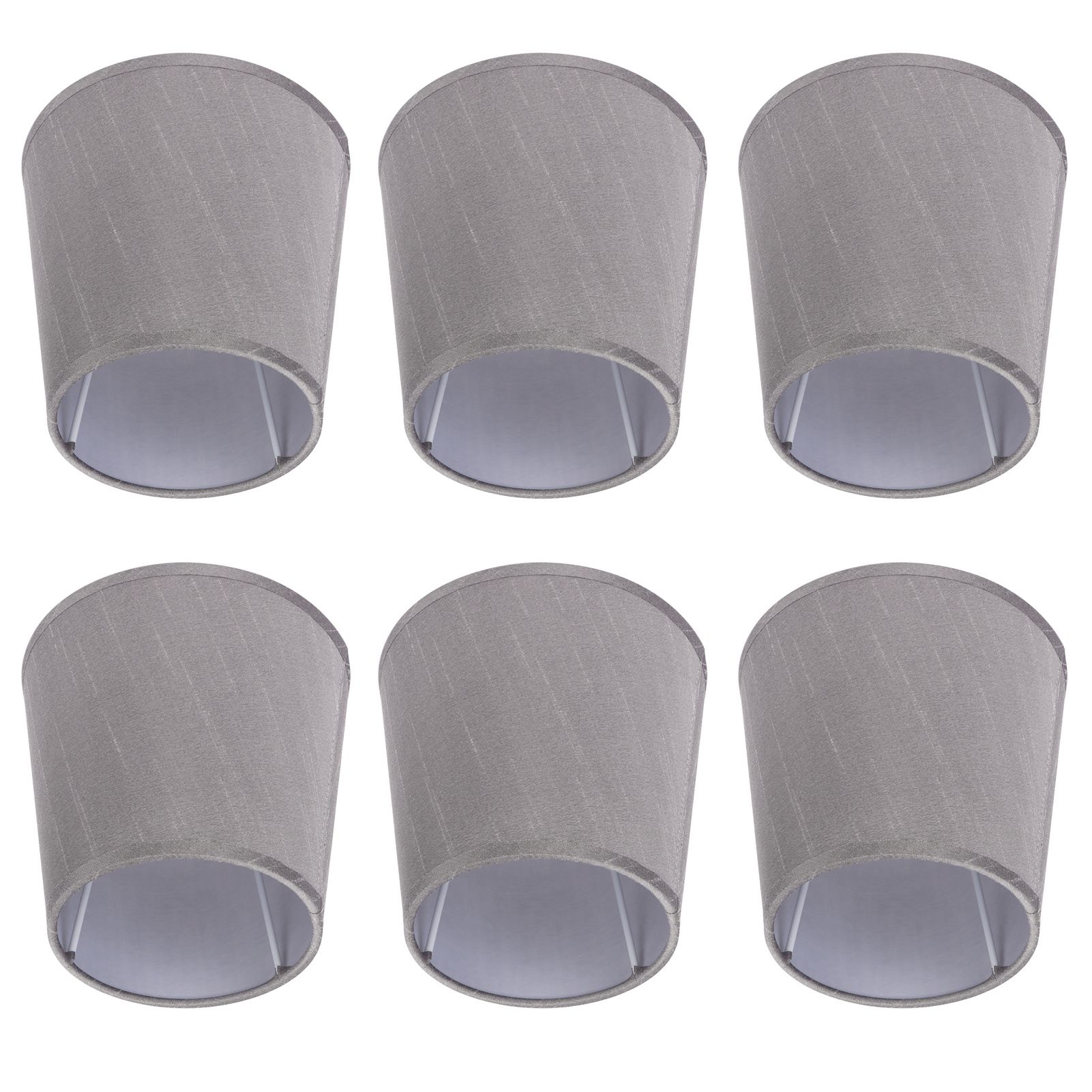 6PCS Simple Lamp Shades Modern Cloth Art Lampshade for E14 Screw Chandelier view 10