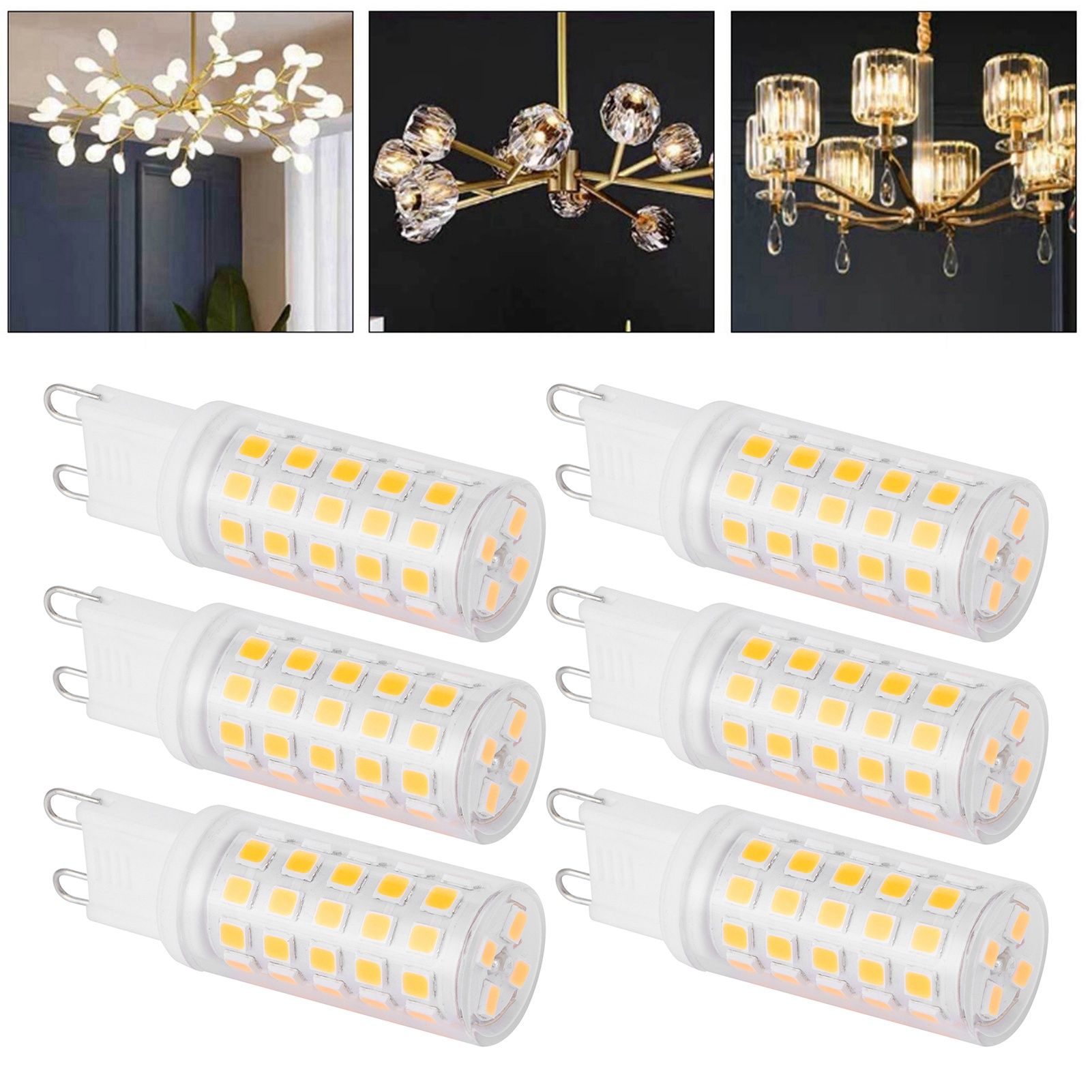 10PCS G9 Base LED Light Bulb 4W 54LED BiPin Bulb for Chandelier Wall Lamp view 12