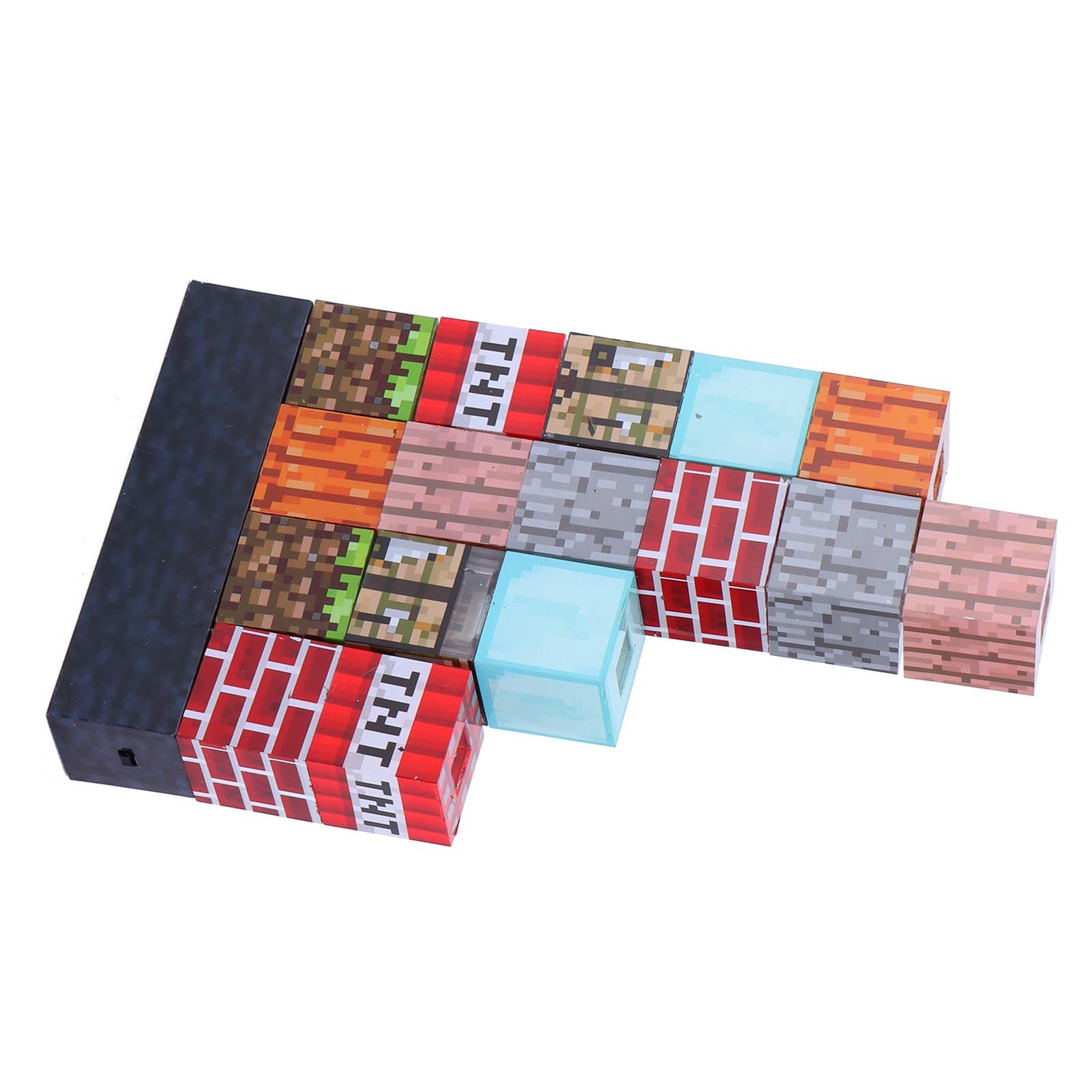 Building Block Lamp USB Innovative Square Splicing Night Light Children Kids Toys view 3