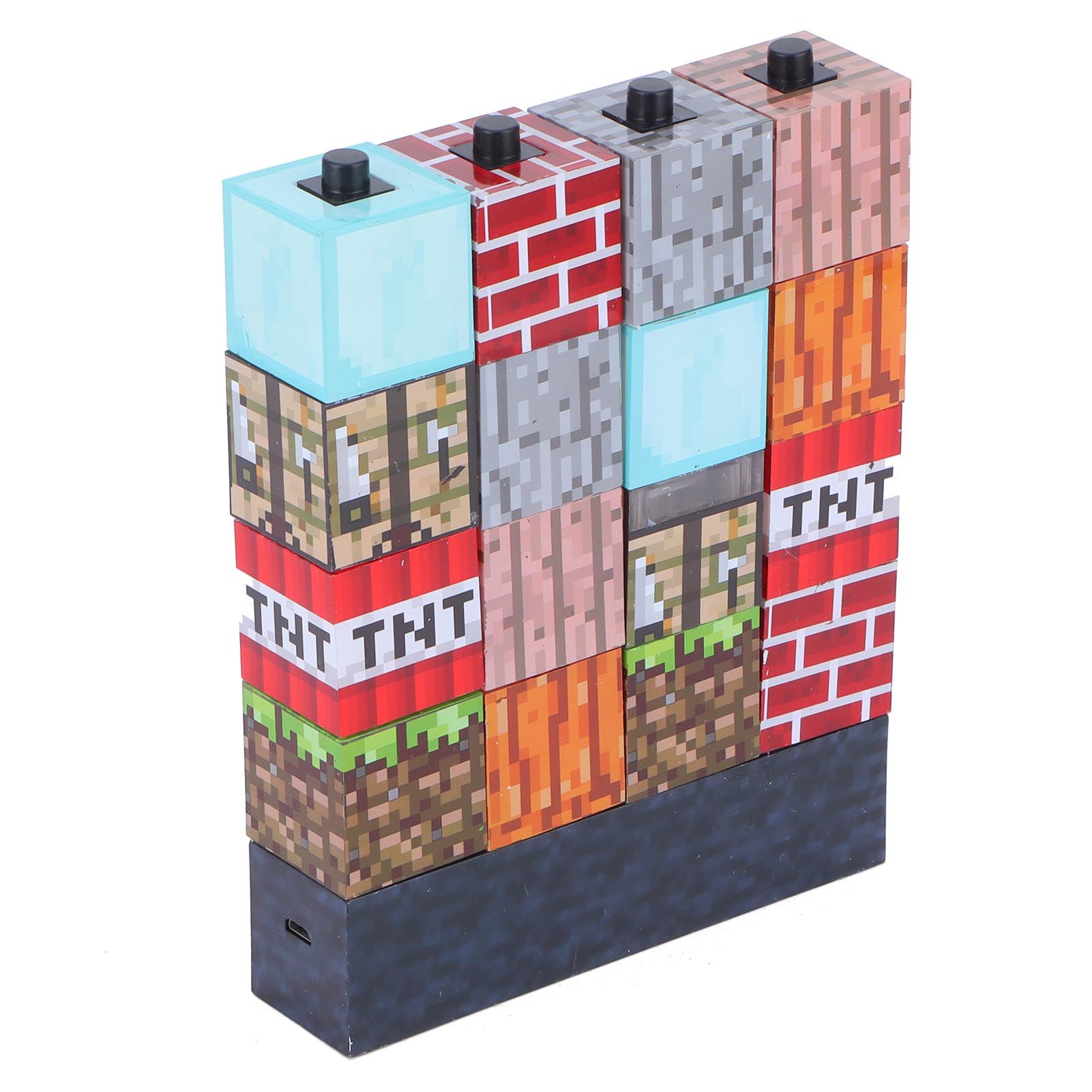 Building Block Lamp USB Innovative Square Splicing Night Light Children Kids Toys view 5