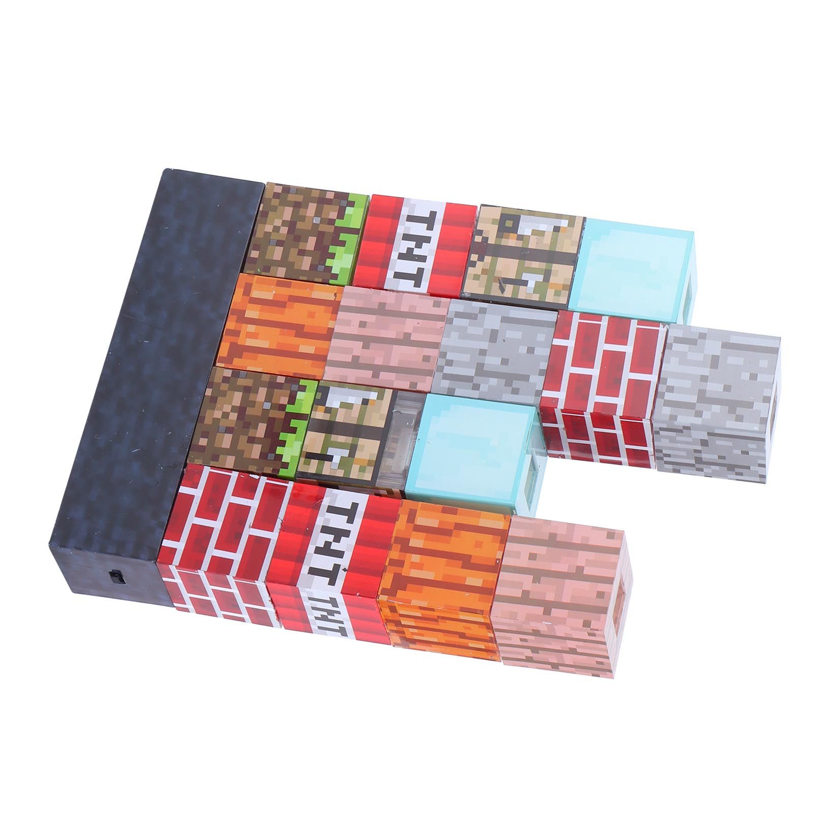 Building Block Lamp USB Innovative Square Splicing Night Light Children Kids Toys view 7