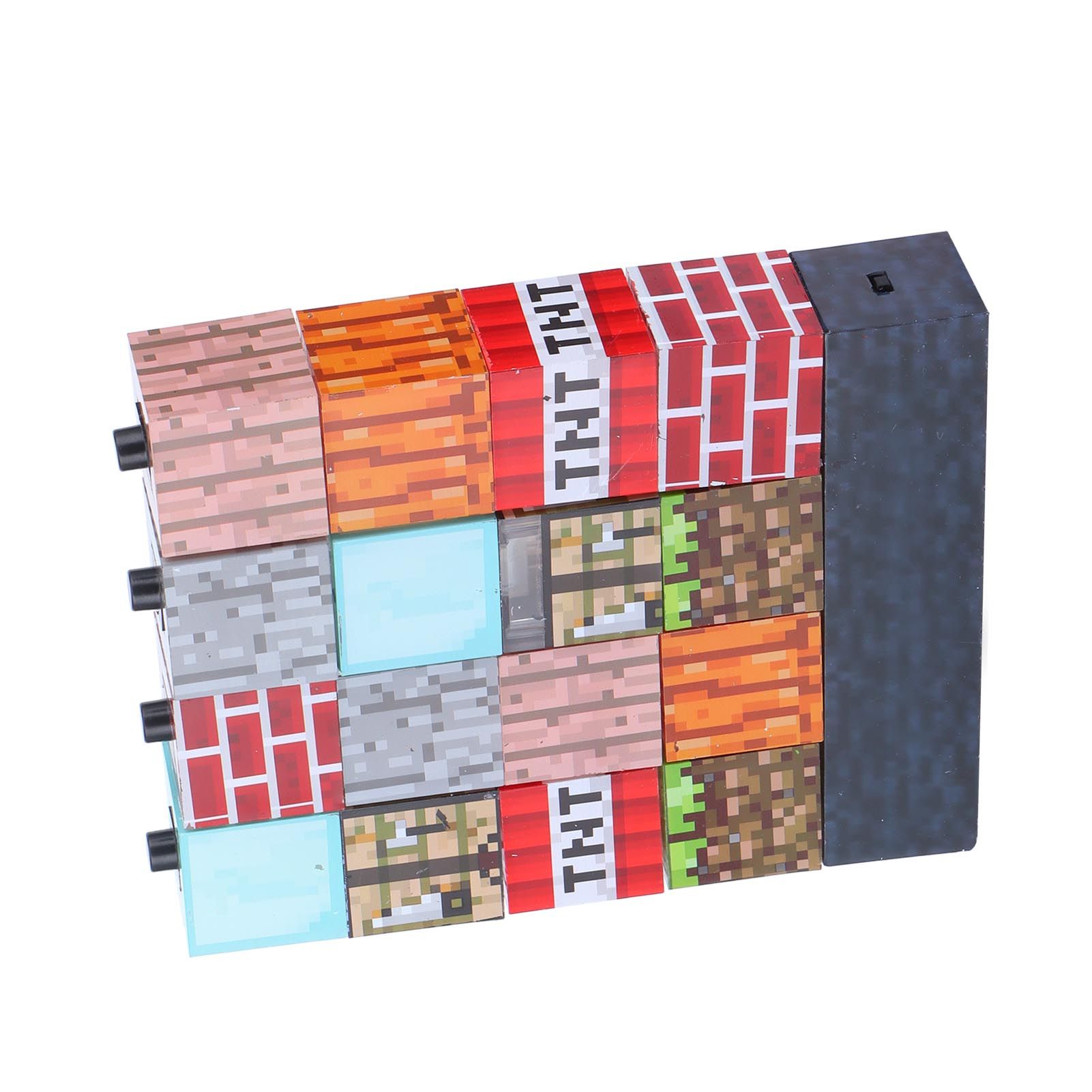 Building Block Lamp USB Innovative Square Splicing Night Light Children Kids Toys view 9