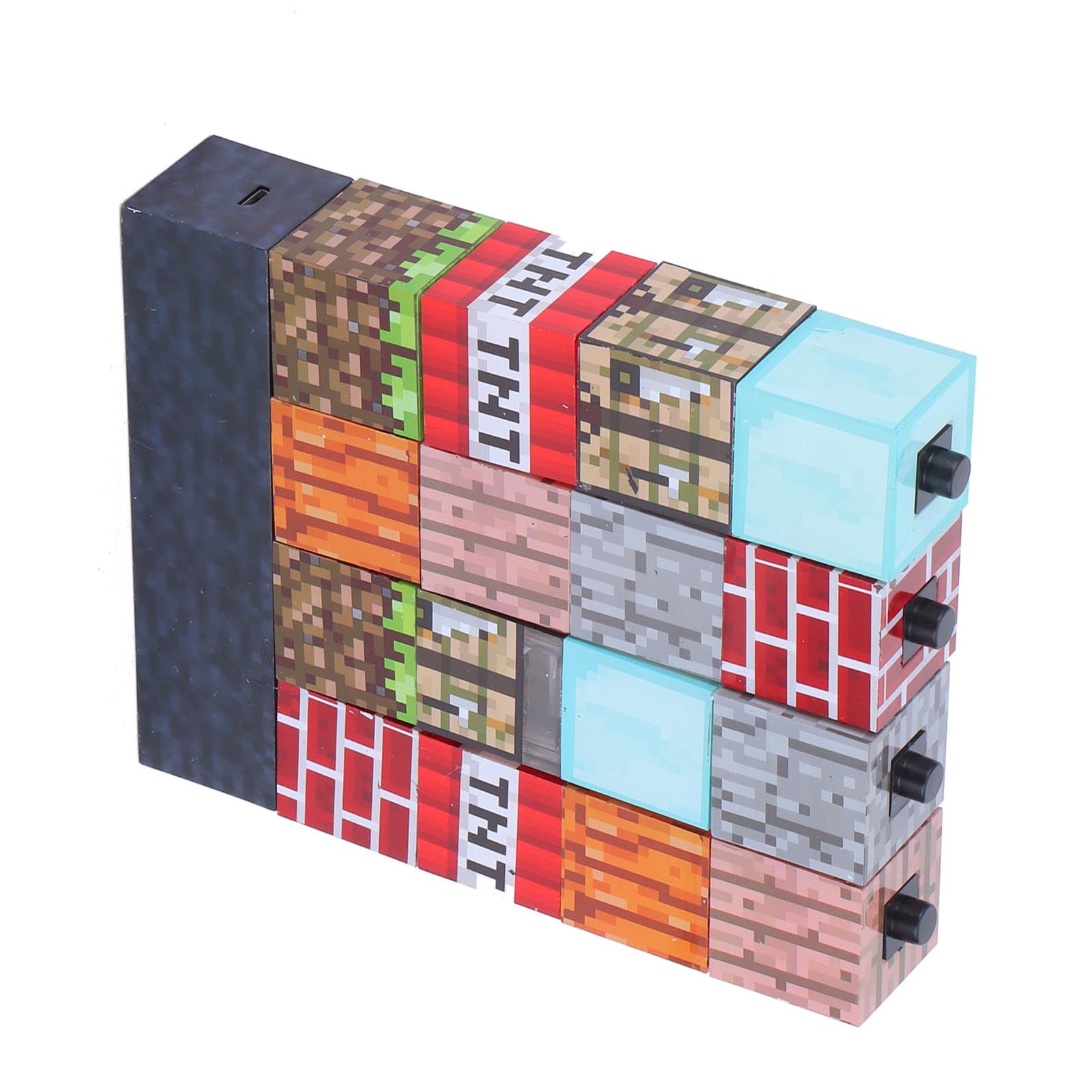 Building Block Lamp USB Innovative Square Splicing Night Light Children Kids Toys view 10