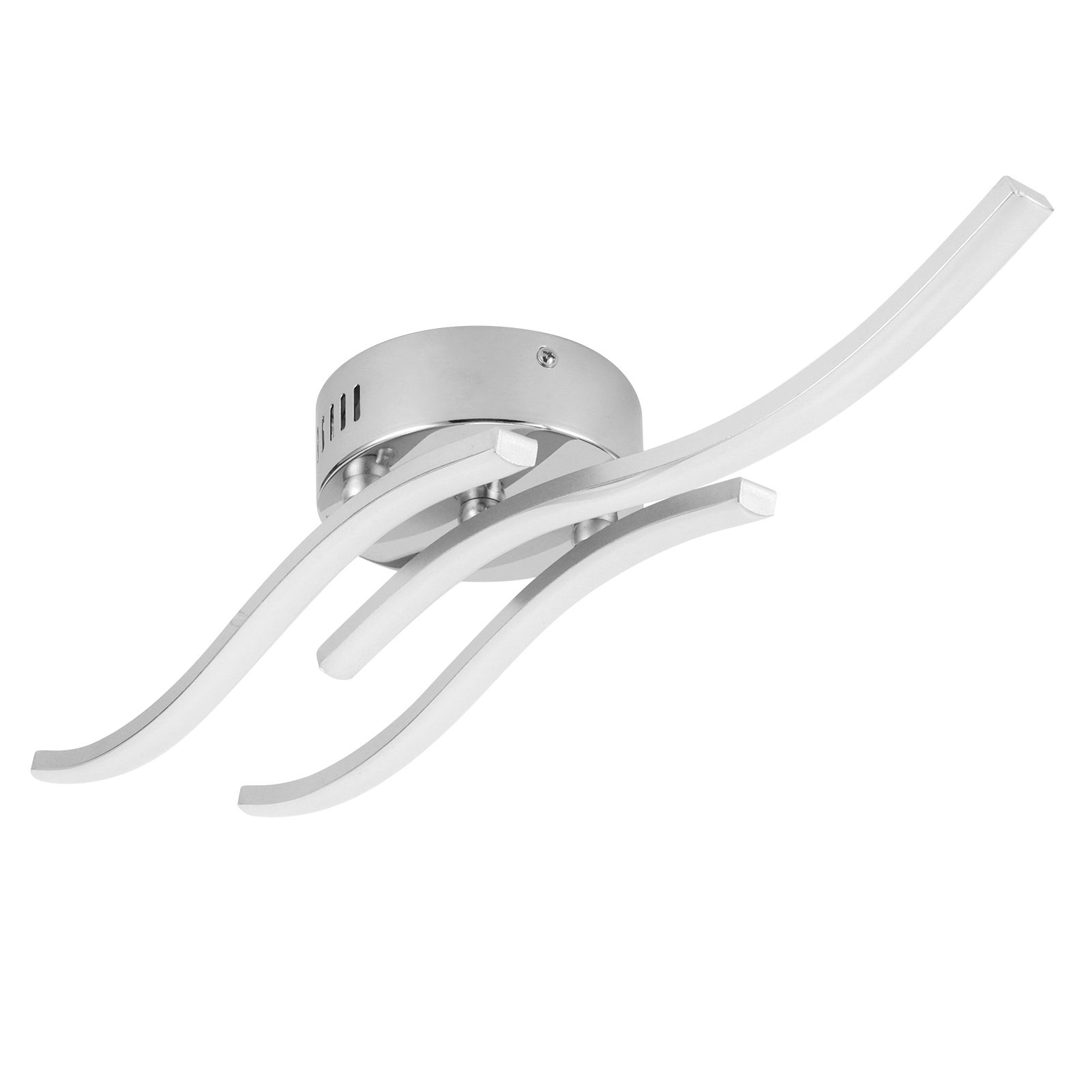 Ceiling Light Home Living Room WavyShape Parallel LED Lamp Decoration White view 3