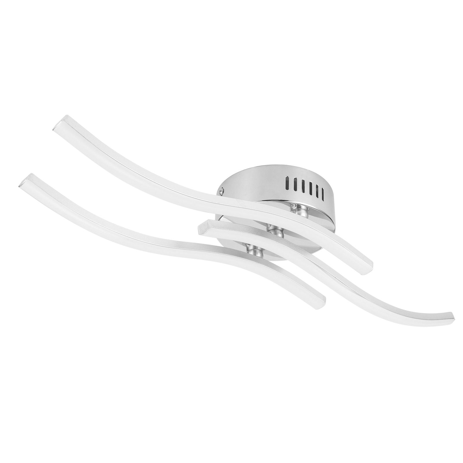 Ceiling Light Home Living Room WavyShape Parallel LED Lamp Decoration White view 4