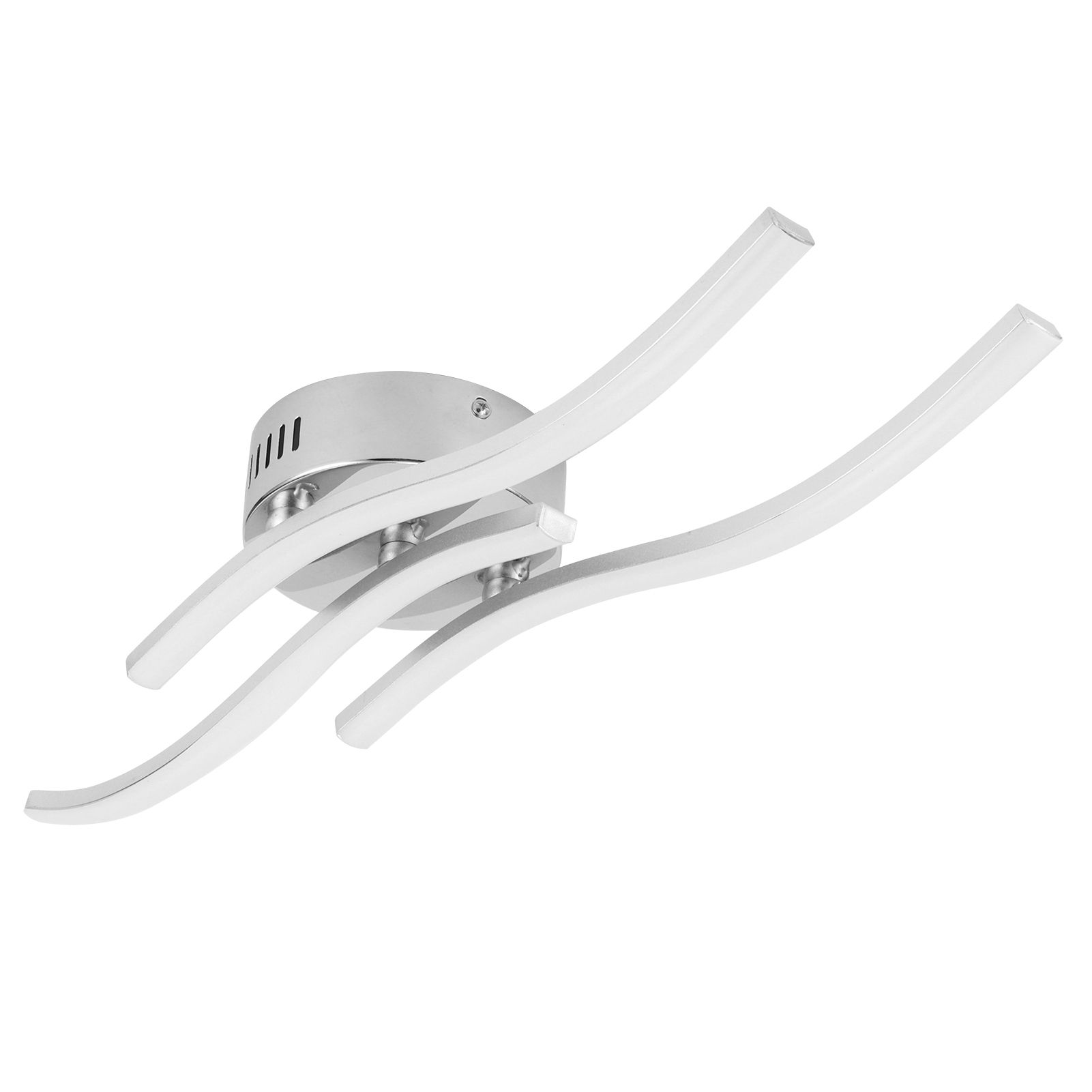 Ceiling Light Home Living Room WavyShape Parallel LED Lamp Decoration White view 5