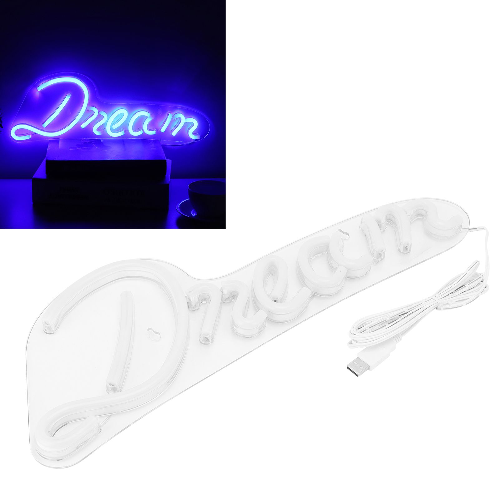 LED Neon Lamp Unique USB Powered Wall Neon Sign Party Holiday Bedroom view 11